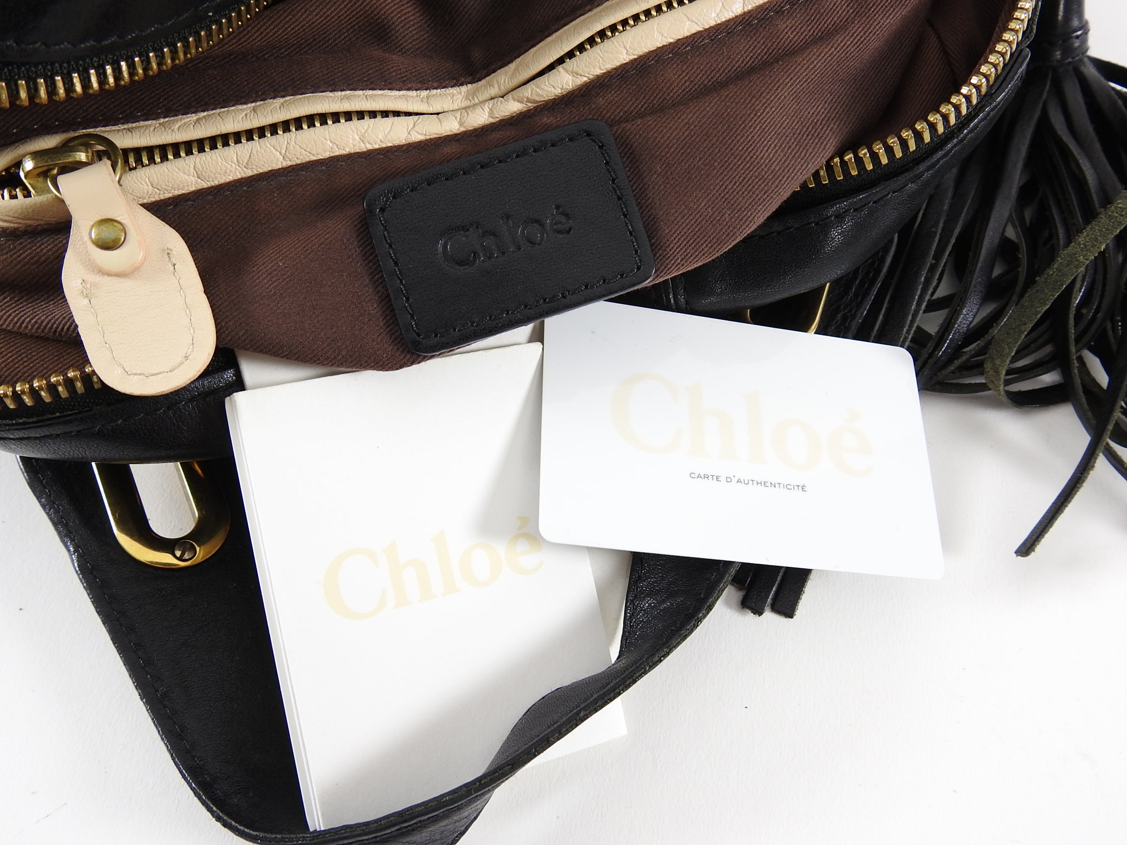 Chloe Paraty Medium Black Leather Shoulder Bag - Stylish & Durable Handbag for Women, Perfect for Work, Travel & Everyday Use