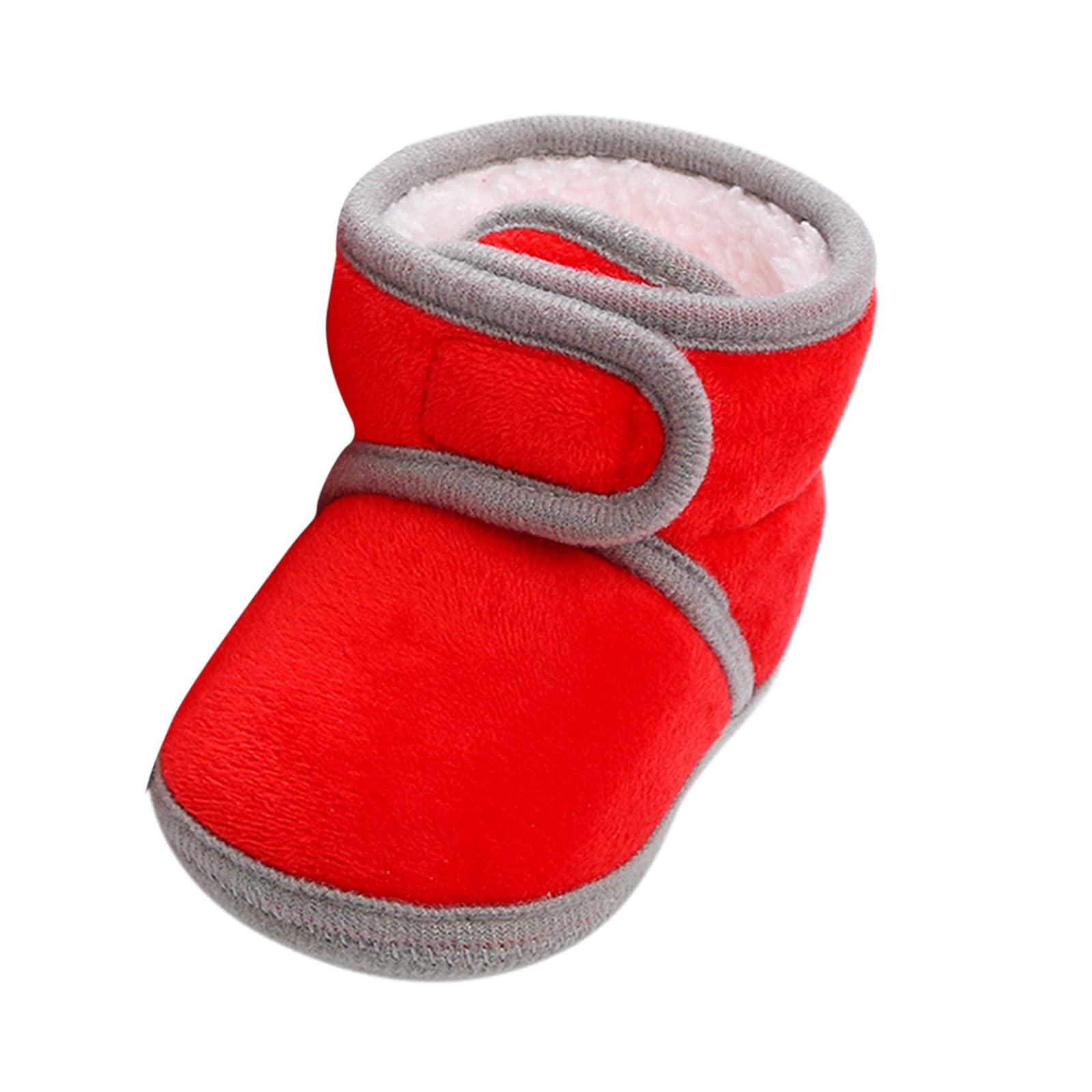 Ikevan Toddler Sheep Boots - Warm Fleece Baby Booties for Boys & Girls | Non-Slip, Breathable Winter Shoes | Perfect for Indoor Play, Outdoor Walks & Cold Weather Protection