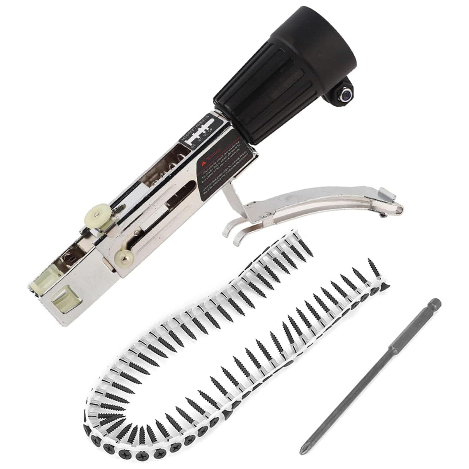 Automatic Screw Drill Chain Adapter for Power Drill - Electric Drill Attachment Kit for Woodworking & Construction | Perfect for DIY Projects, Furniture Assembly, and Fastening Tasks