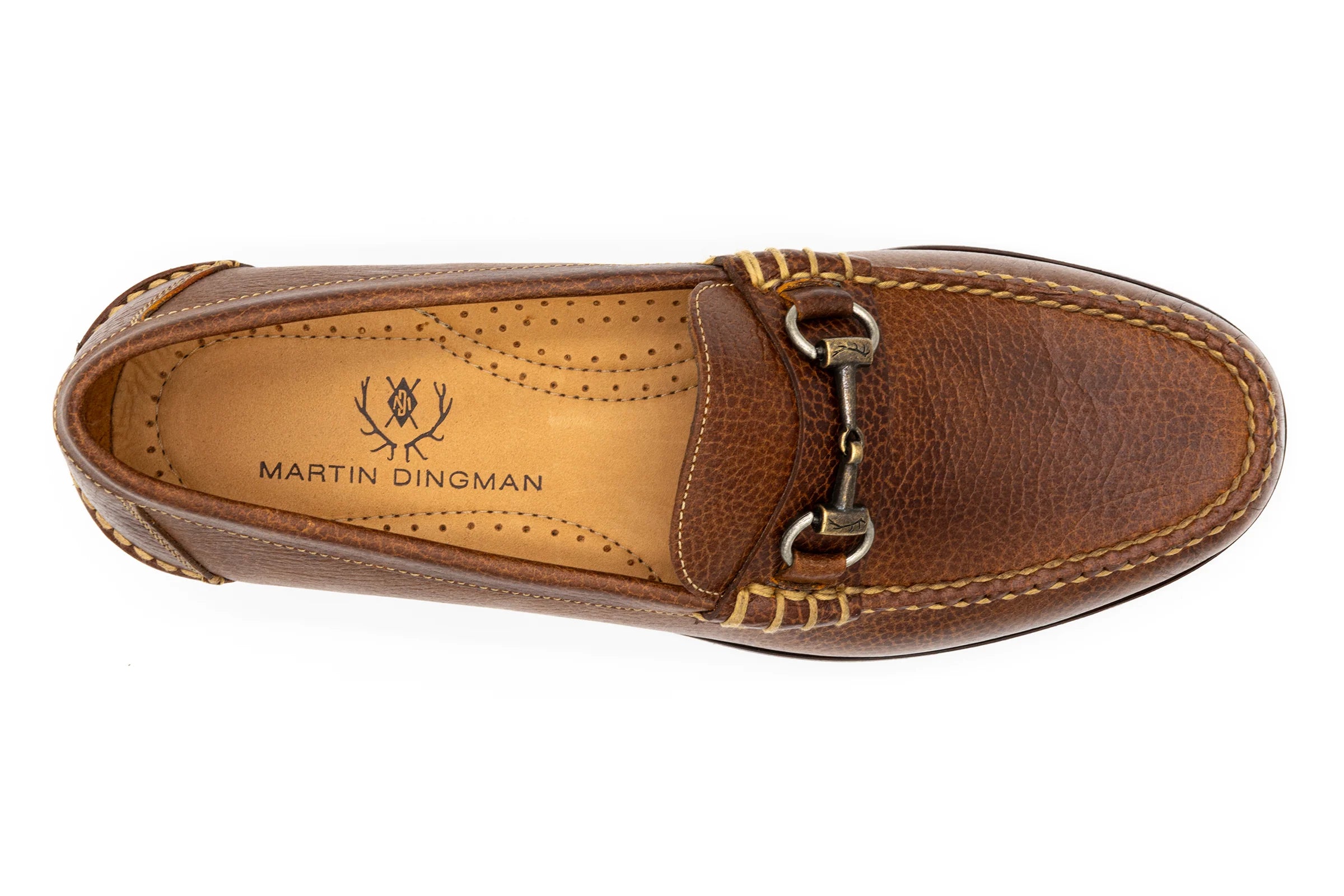 Martin Dingman Oak All American Horse Bit - Durable Leather & Stainless Steel Horse Bit for Western & English Riding - Perfect for Training, Shows & Trail Riding