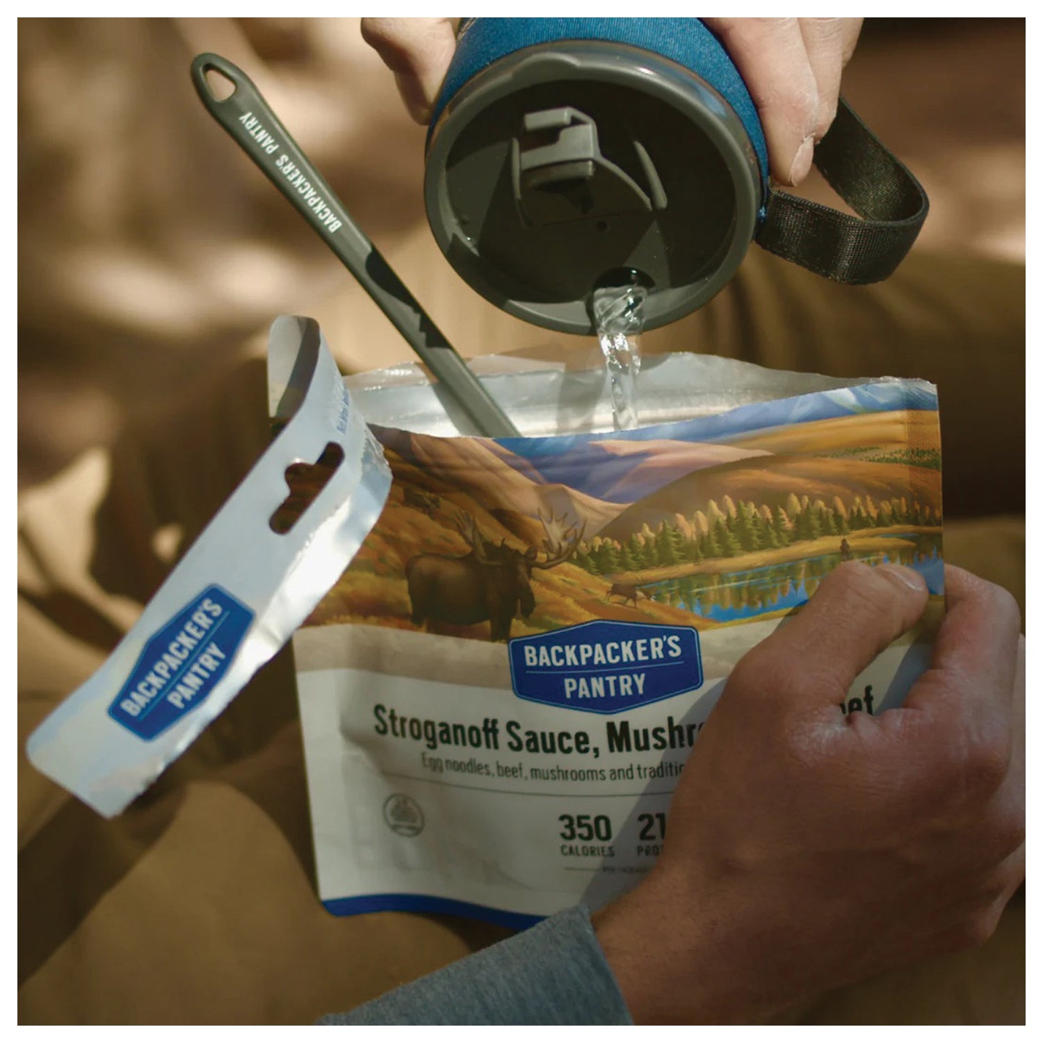 Backpackers Pantry Beef Stroganoff with Mushrooms - Freeze-Dried Meal for Camping, Hiking & Backpacking - Easy Prep & Long Shelf Life