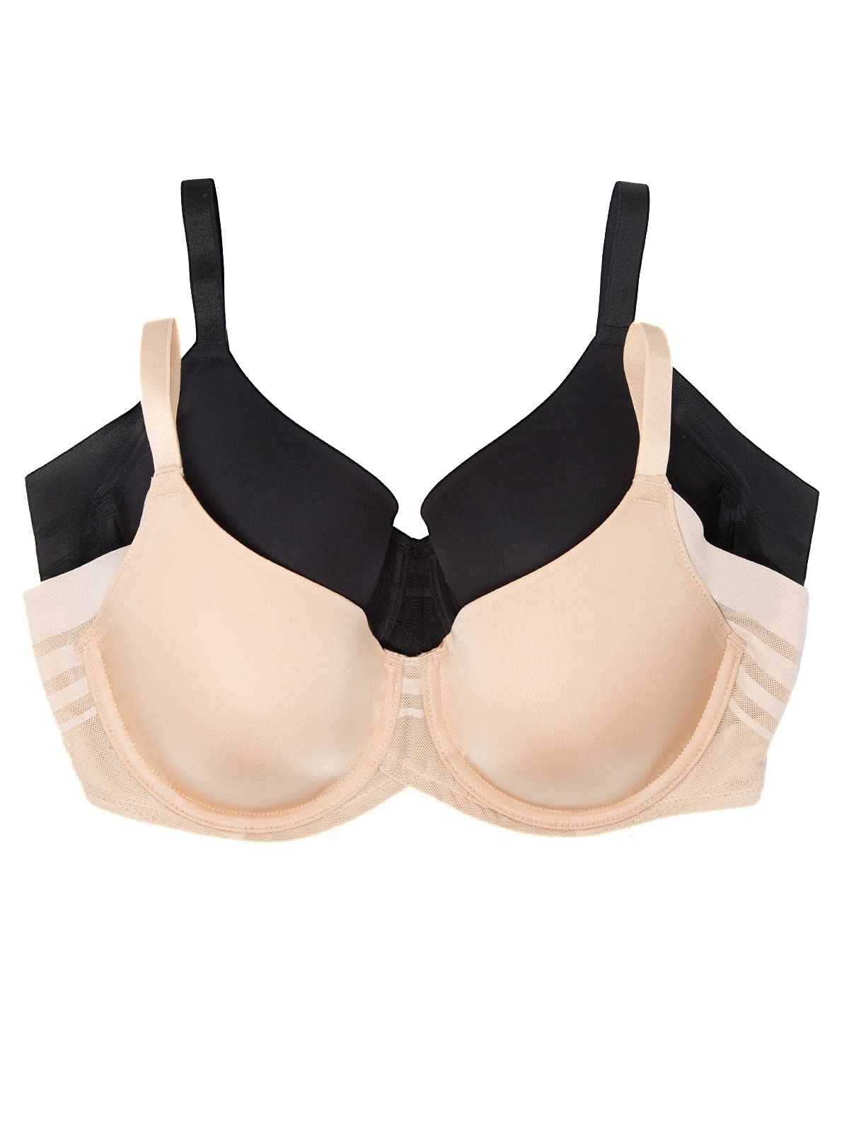 Felina Marvelous Side Smoothing T-Shirt Bra for Women - Seamless Plus Size Underwire Bra with Tighter Band | Comfortable Everyday Wear, Workout & Yoga Lingerie