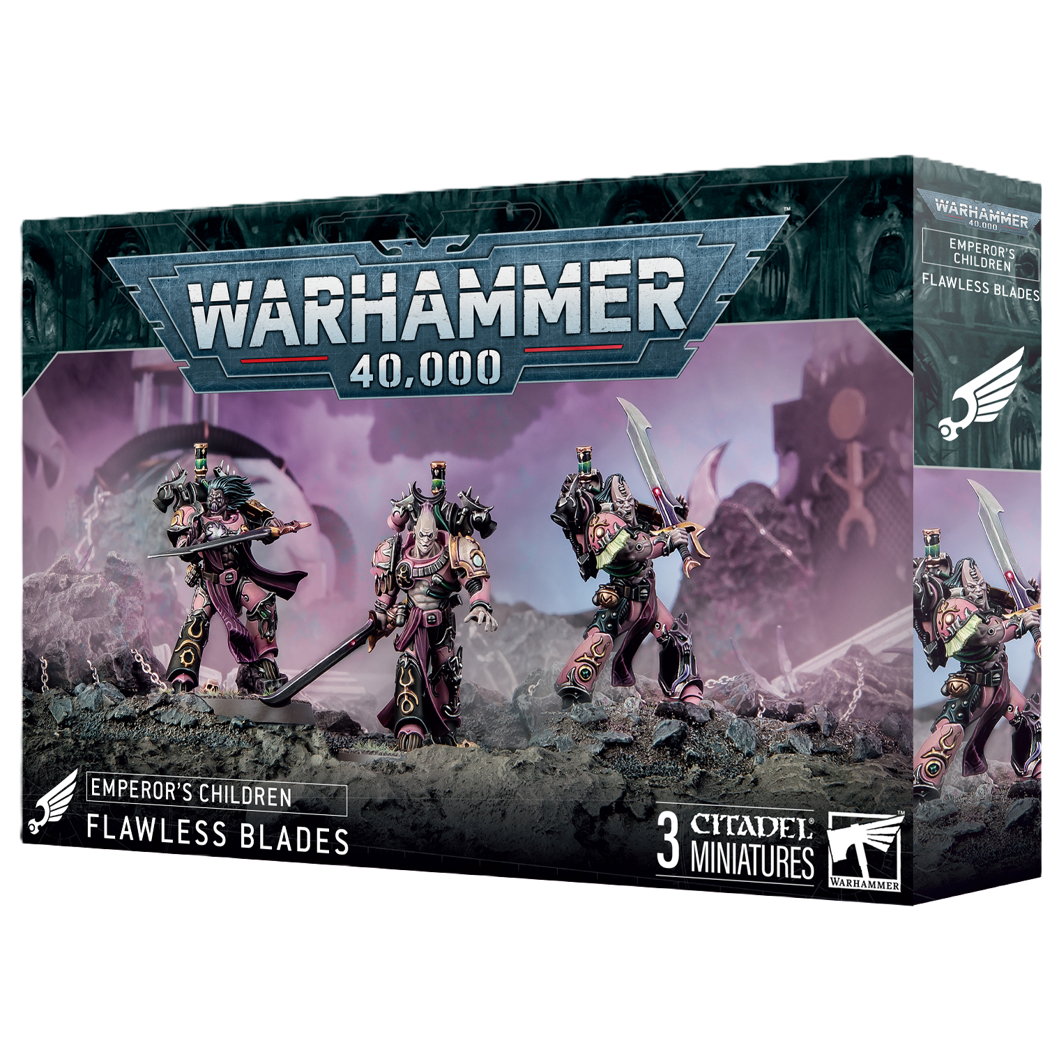 Emperor's Children Flawless Blades - High Quality Warhammer 40k Miniatures for Tabletop Gaming & Collecting | Perfect for Wargaming Battles & Display