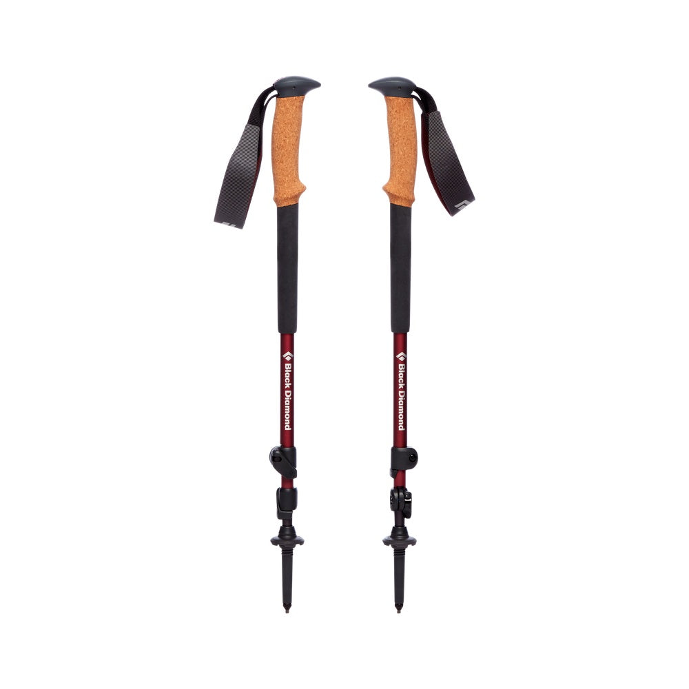 Black Diamond Trail Cork Trekking Poles for Women - Lightweight Hiking Poles with Cork Grips - Perfect for Backpacking, Trail Running & Outdoor Adventures (Pair)