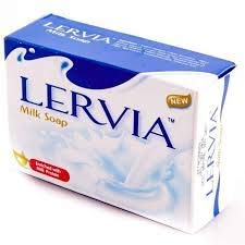 Lervia Milk Soap 75g (Set of 6) - Natural Moisturizing & Gentle Cleansing Bar Soap for Face & Body | Perfect for Dry Skin Care, Daily Bath & Gift Sets