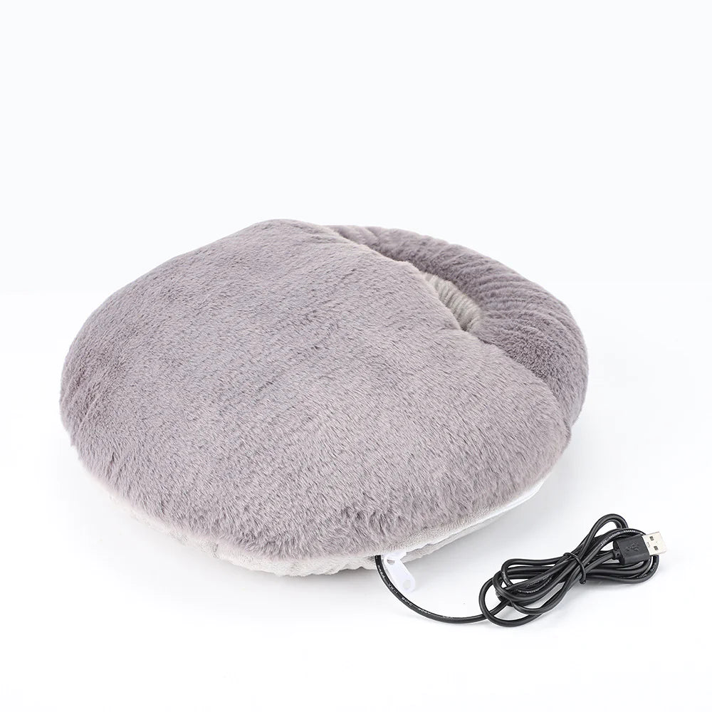Electric Foot Warmer Pad for Home & Office - Soft Heating Mat for Cold Feet Relief - Perfect for Winter, Arthritis, and Circulation - Ideal for Desk, Bed, and Couch Use