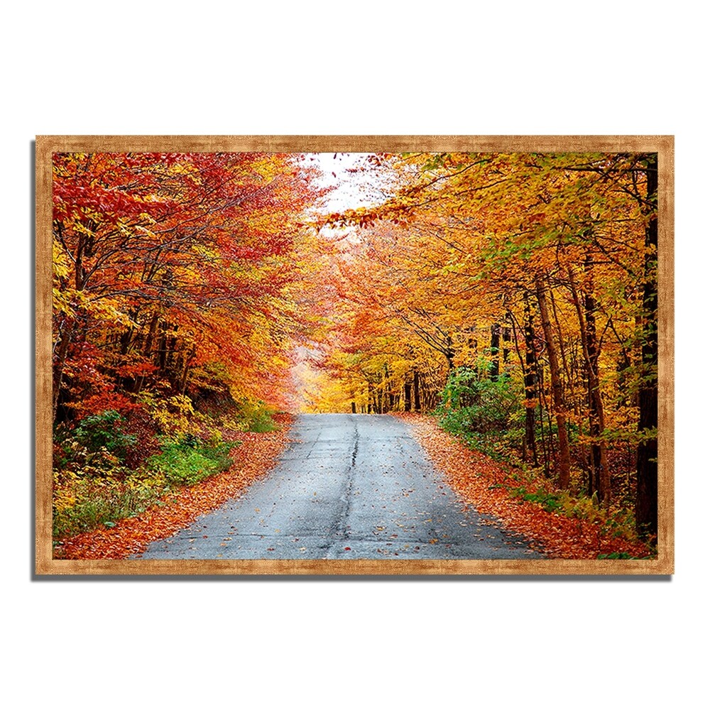 Autumn Afternoon Framed Wall Art - Premium Landscape Photography Print Ready to Hang - Perfect for Living Room, Bedroom & Office Decor