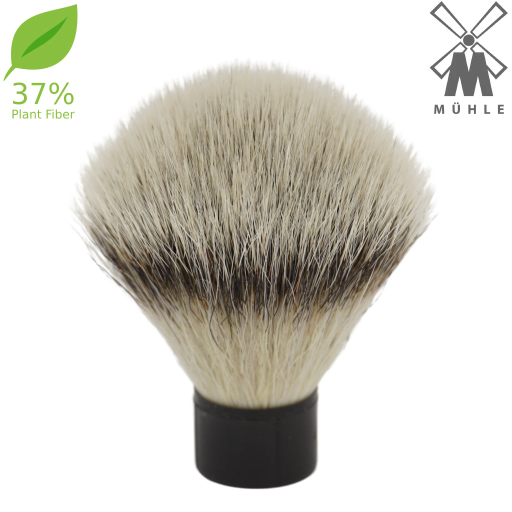 23mm Mühle STF Large Shaving Brush - 37% Plant-Based Silvertip Fibre Synthetic Bristles for Men's Wet Shaving & Grooming Routine - Perfect for Lather Creation with Shaving Creams & Soaps