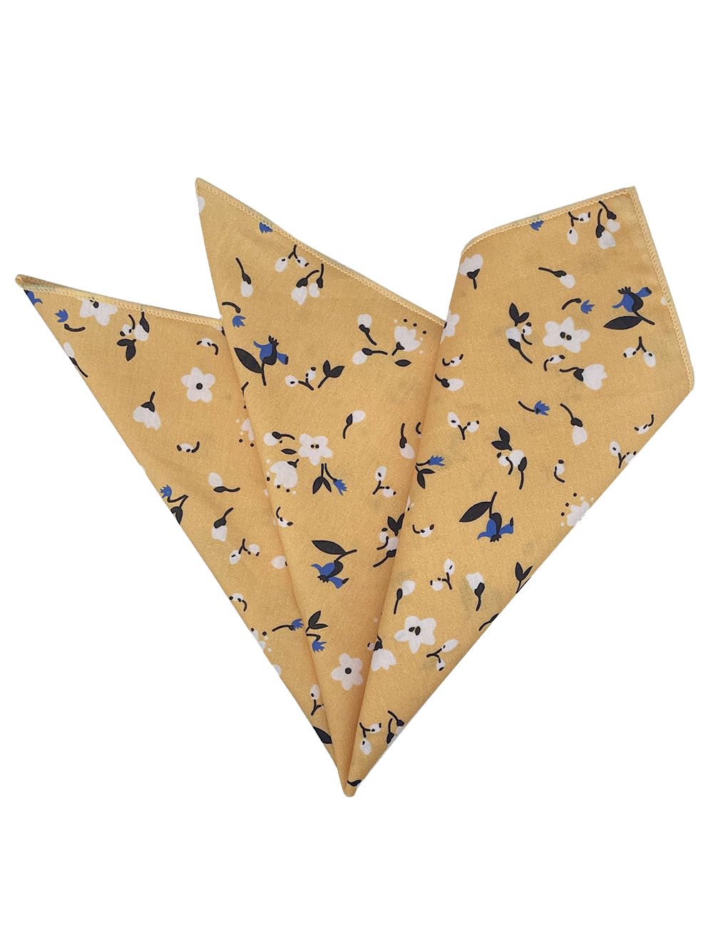 Kebocis Men's Floral Pocket Square Handkerchief - Stylish Silk Pocket Squares for Suits, Weddings & Formal Events