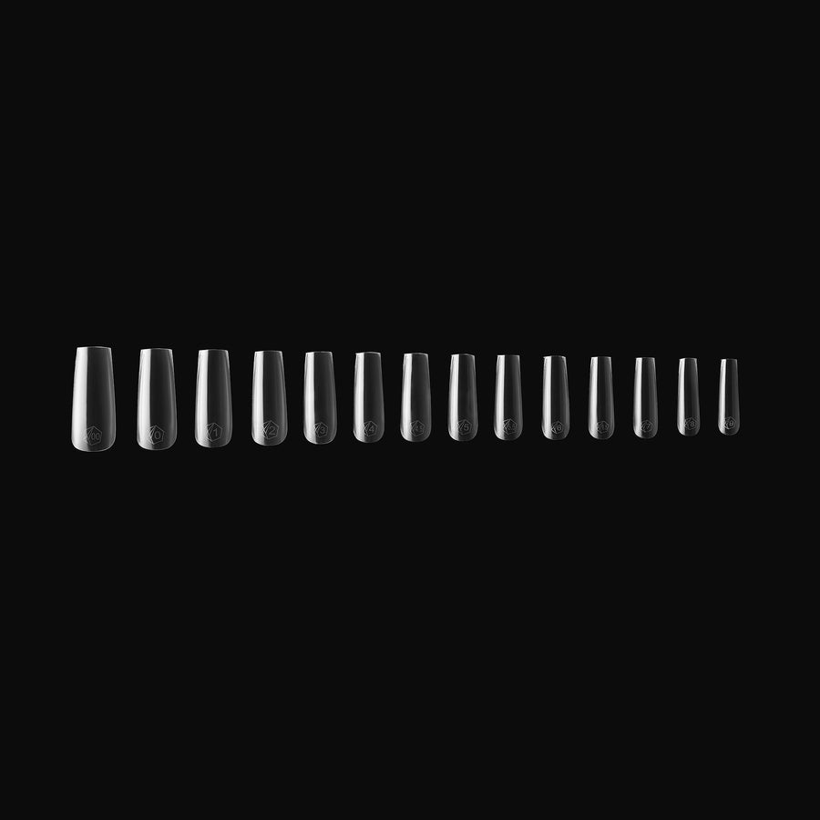 Apres Gel X Tips 2.0 - 600 Pcs Natural Square Long Fake Nails - Professional Salon Quality Press On Nails for Manicure & Nail Art - Perfect for Home Use, Parties, Weddings & Special Occasions