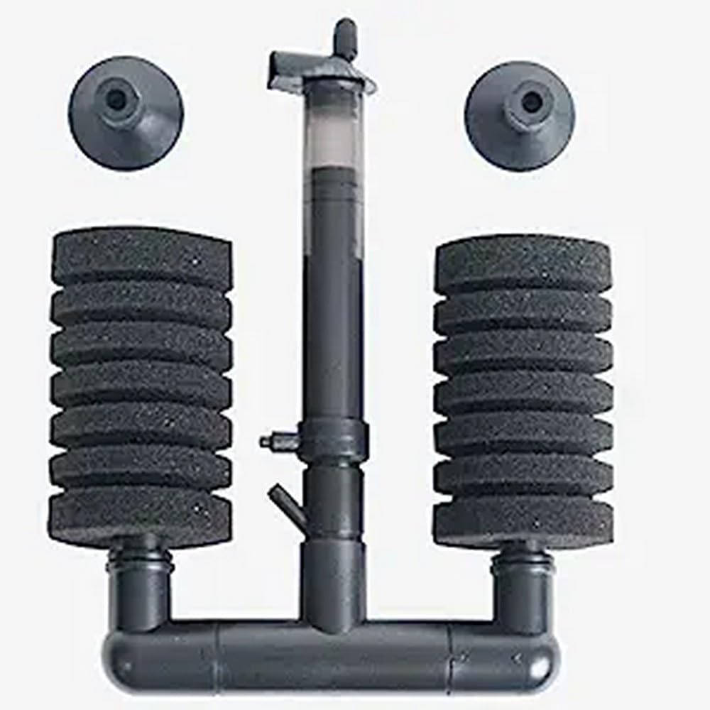 Penn-Plax Cascade Nano-Sponge Filter - Air Powered Biological Filtration System for Shrimp Tanks & Fry Aquariums | Perfect for Nano Tanks, Breeding Setups & Small Aquatic Habitats