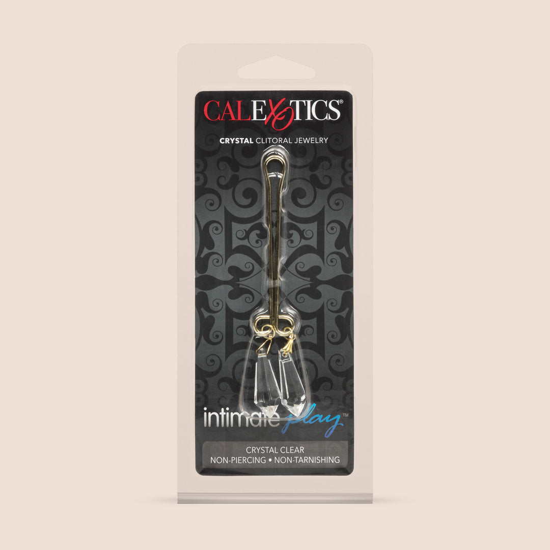 Sensual Clitoral Jewelry for Women - Crystal Non-Piercing Intimate Play Accessories | Perfect for Couples Play, Bachelorette Parties & Sensual Exploration