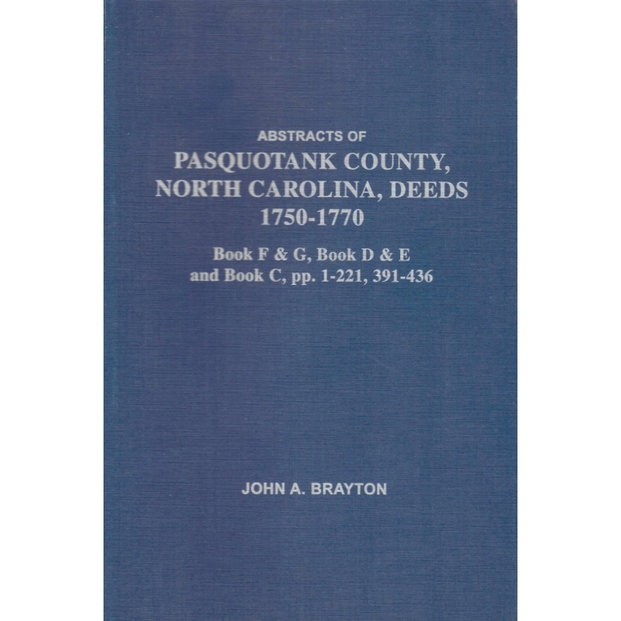 Abstracts of Pasquotank County, North Carolina Deeds 1750-1770 | Historical Land Records for Genealogy Research & Ancestry Tracing