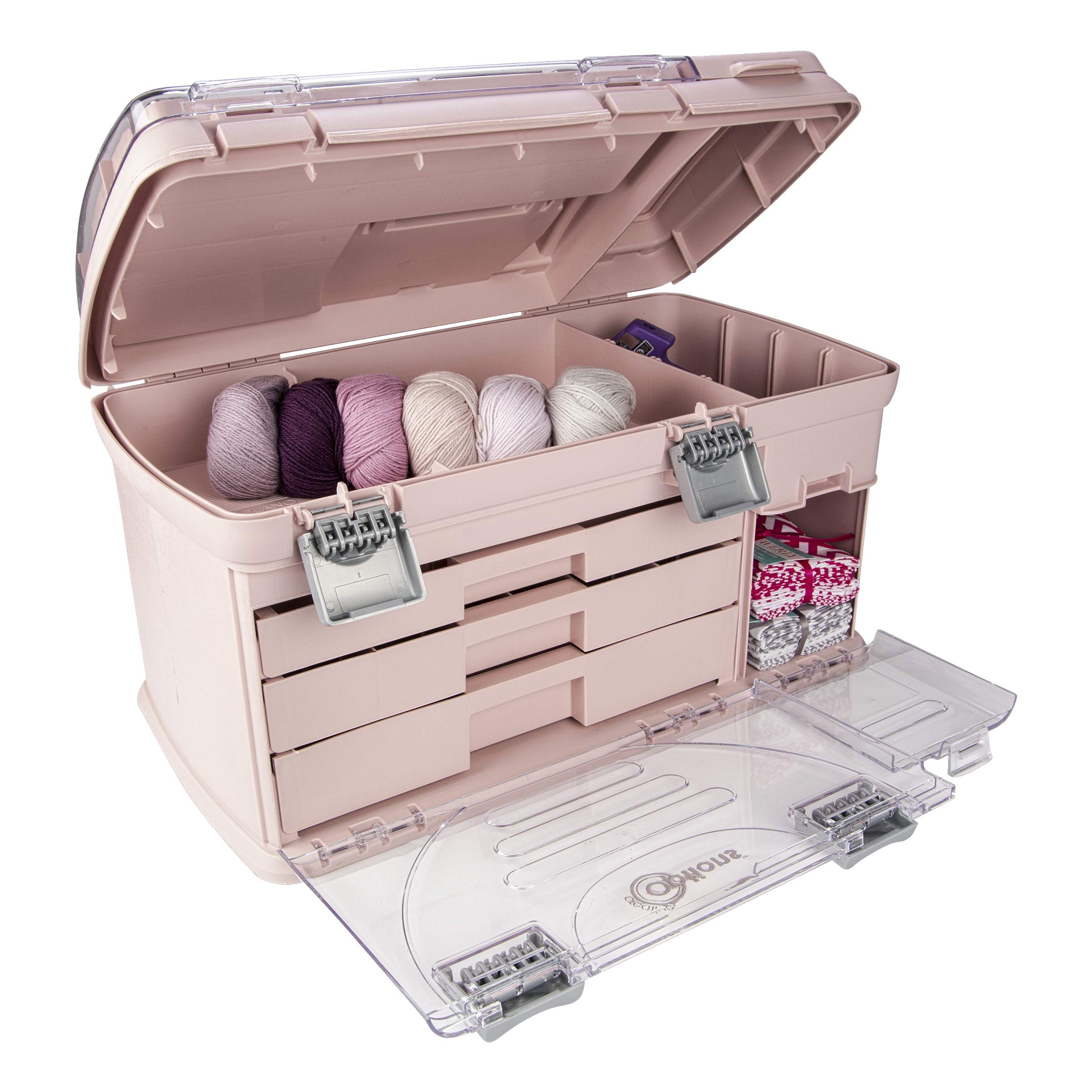 3-Tier Large Drawer Organizer for Batteries, Jewelry, Crafts & Small Parts Storage - Perfect for Home, Office, Workshop & Craft Room Organization