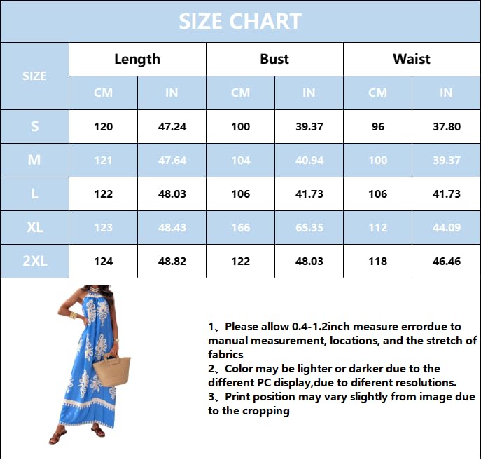 Women's Summer Sleeveless Flowy Dress - Casual Scoop Neck Strap Maxi Dress for Beach, Vacation & Date Night | Sexy Loose Fit Cute Sundress