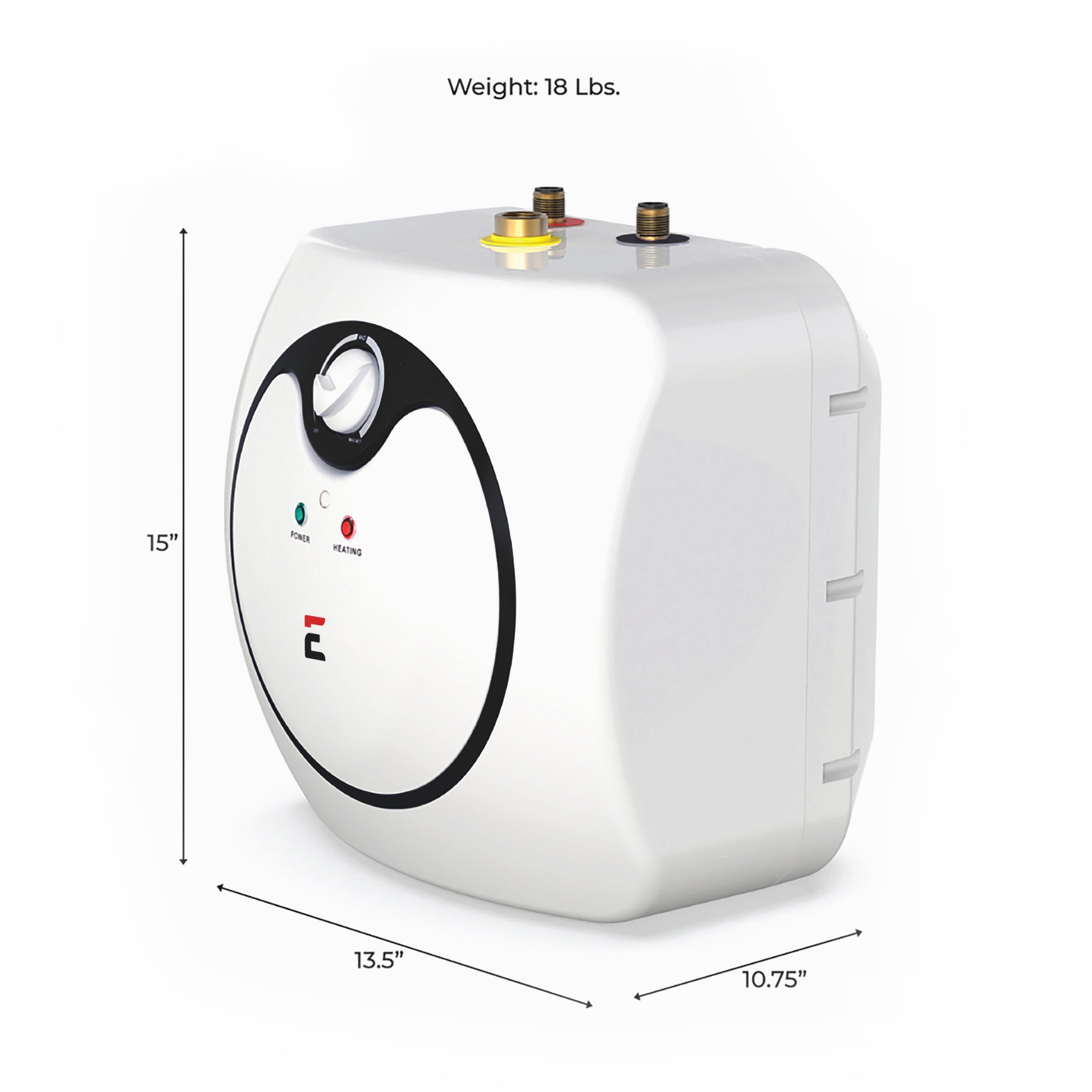 Eccotemp EM 2.5 2.5 Gallon Mini Tank Water Heater - Compact & Energy Efficient for RVs, Tiny Homes & Outdoor Showers - Open Box Condition