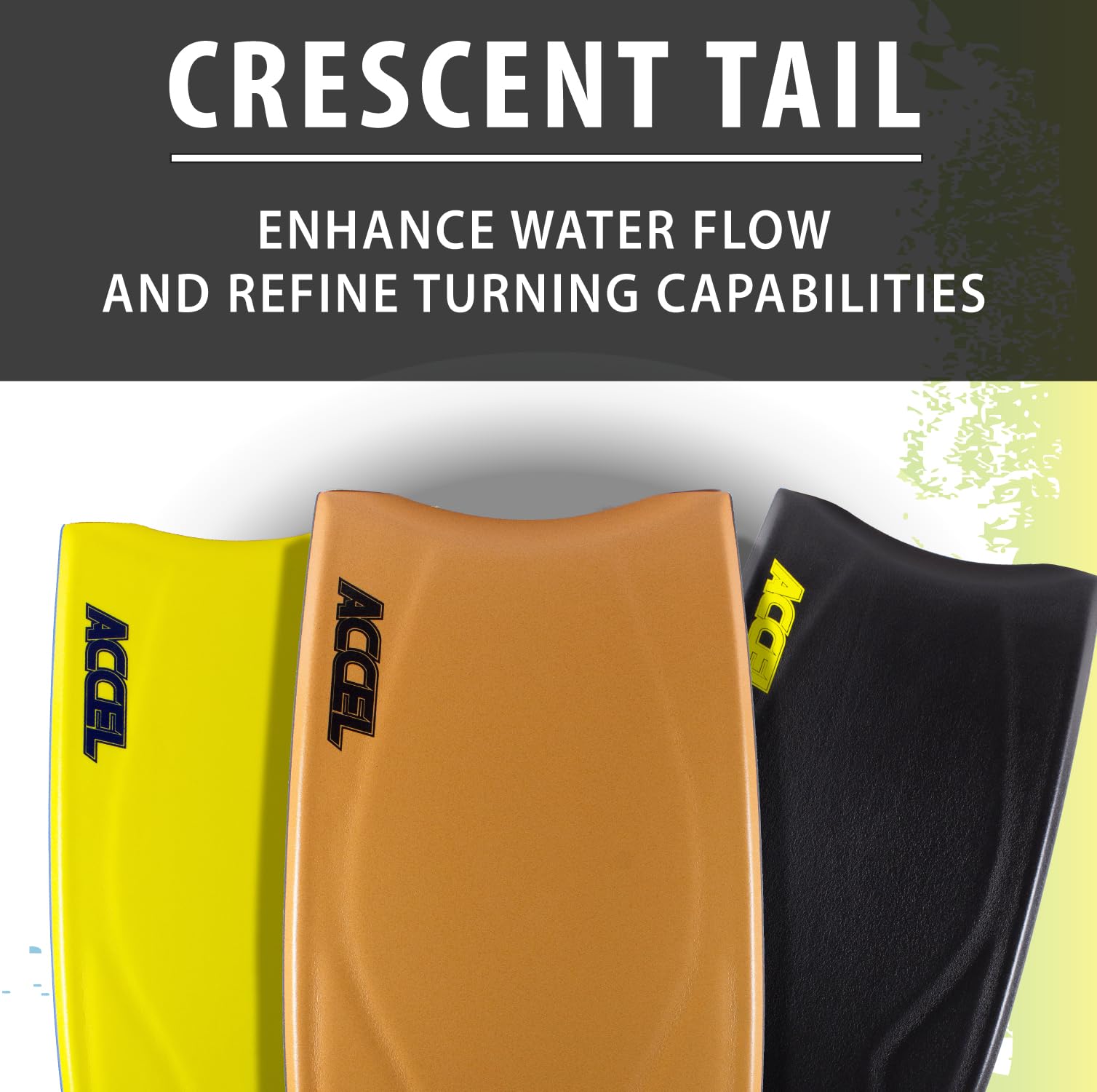 BZ Bodyboards Accel Pro - High Performance Crescent Tail Bodyboard with Slick Bulbs & Contoured Deck for Advanced Riders | Perfect for Big Waves & Professional Surfing