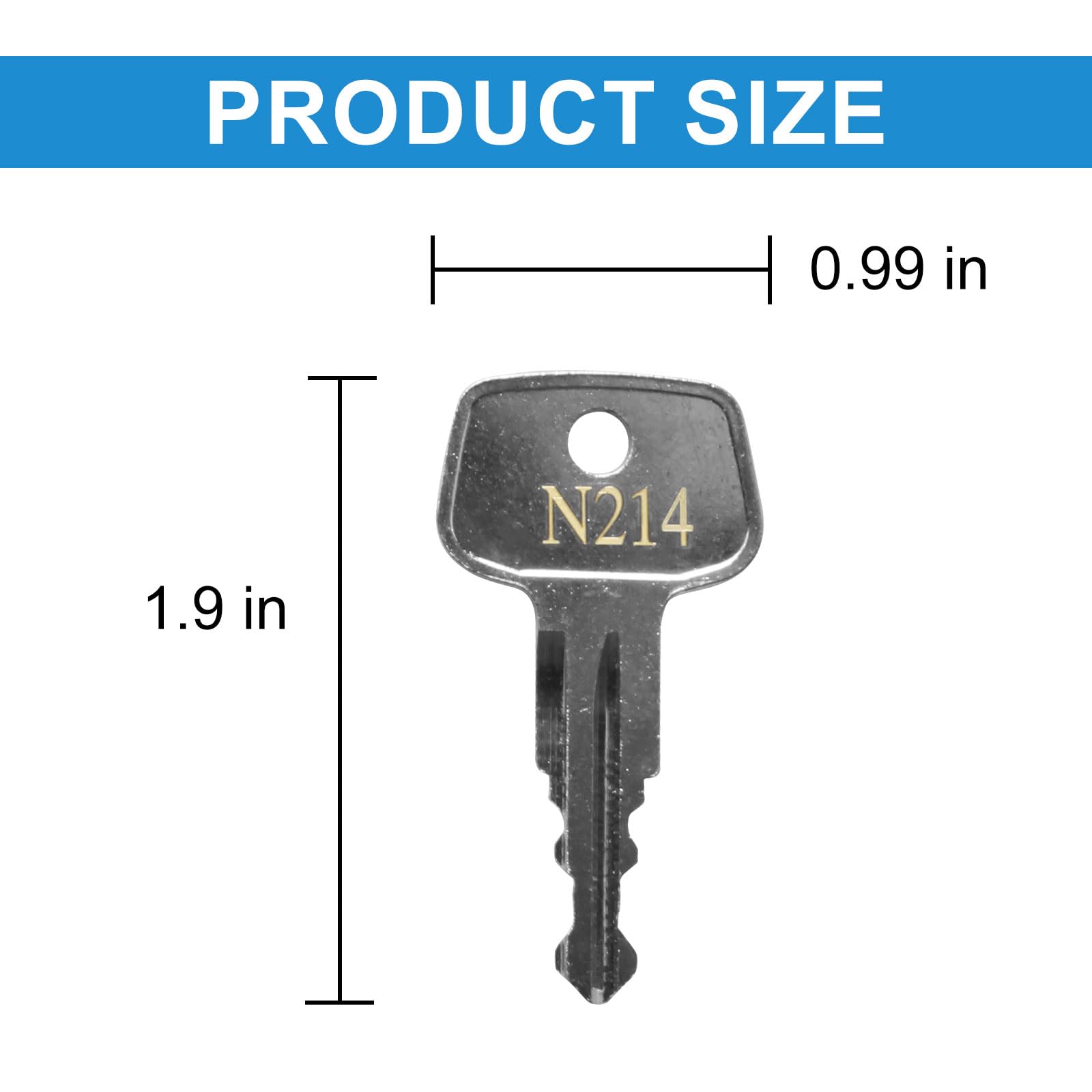 Thule N214 Replacement Key - 2 Pack for Roof Racks, Cargo Boxes, Ski Carriers & Crossbars | Compatible with Thule Vehicle Racks | Secure Access Solution for Outdoor Adventures