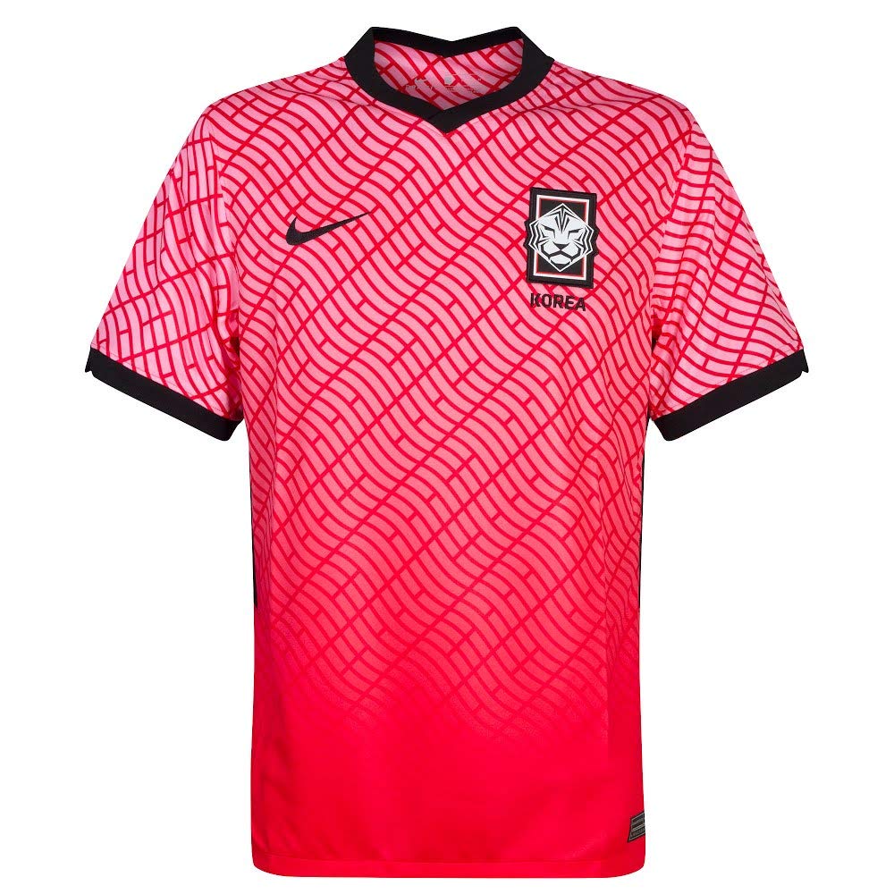 Nike Korea Home Men's Stadium Soccer Jersey 2020/21 - Authentic Football Shirt, Small, Red - Perfect for Match Days, Training & Fan Support