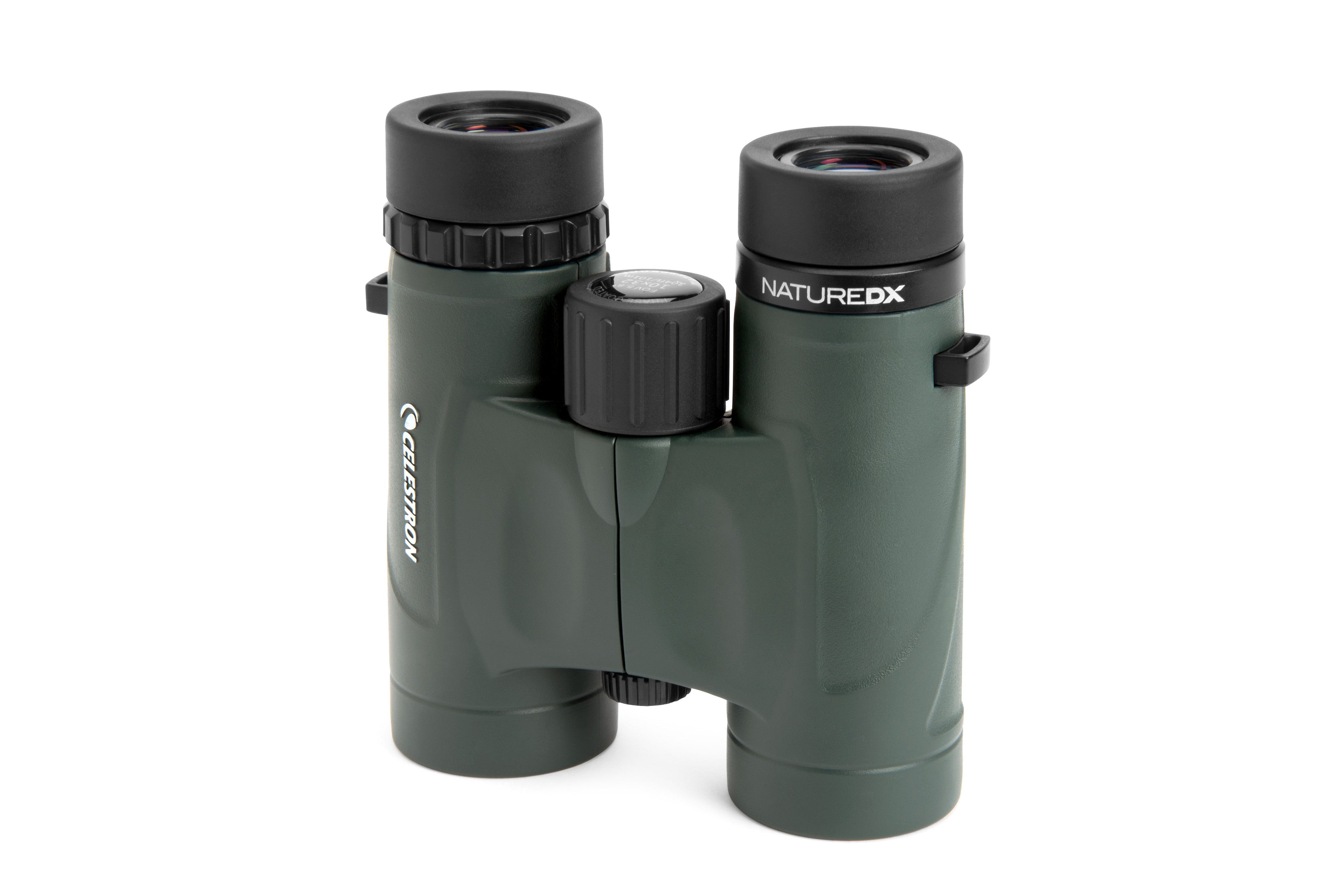 Nature DX 10x32 Roof Prism Binoculars - Compact & Lightweight for Bird Watching, Hiking, and Outdoor Adventures