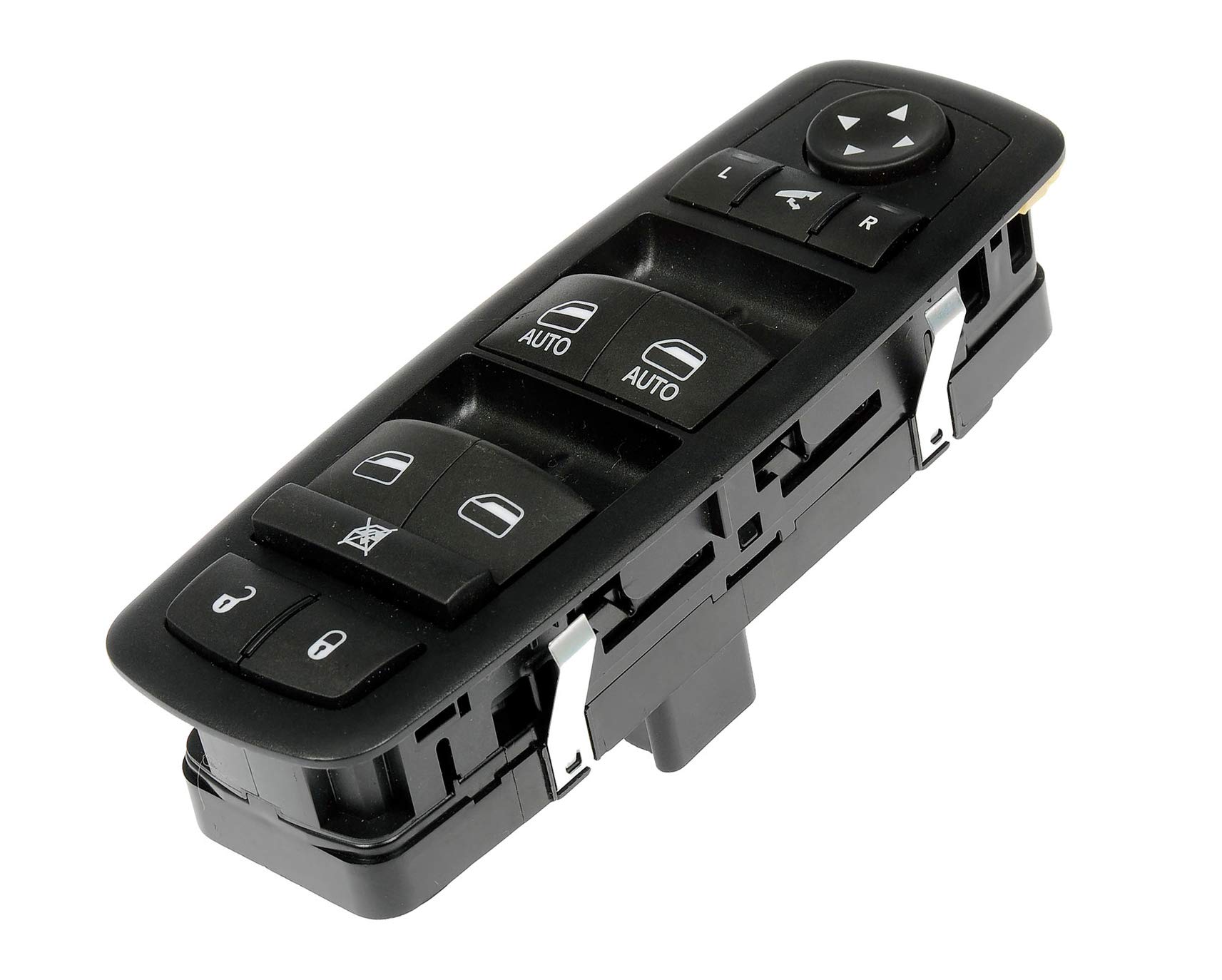 APDTY 142640 6-Button Master Switch - Front Left Replacement for 68110867AA & 68110867AB | Perfect for Jeep, Dodge, Chrysler Vehicle Interior Lighting Control