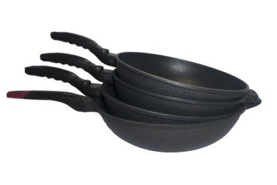 Premium Marble Wok Set - 2 Sizes (12