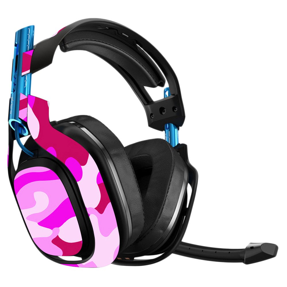 MightySkins Vinyl Decal Wrap Cover for Astro A50 3rd Gen Gaming Headset - Pink Camo Protective Skin | Durable, Easy to Apply & Remove | Made in USA | Perfect for Gaming, Streaming & Personalizing Your Headset
