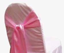 200 Pieces Satin Chair Sashes - Deep Pink Wedding Bow Ties for Chair Decorations | Perfect for Weddings, Parties, Banquets & Special Events Decor