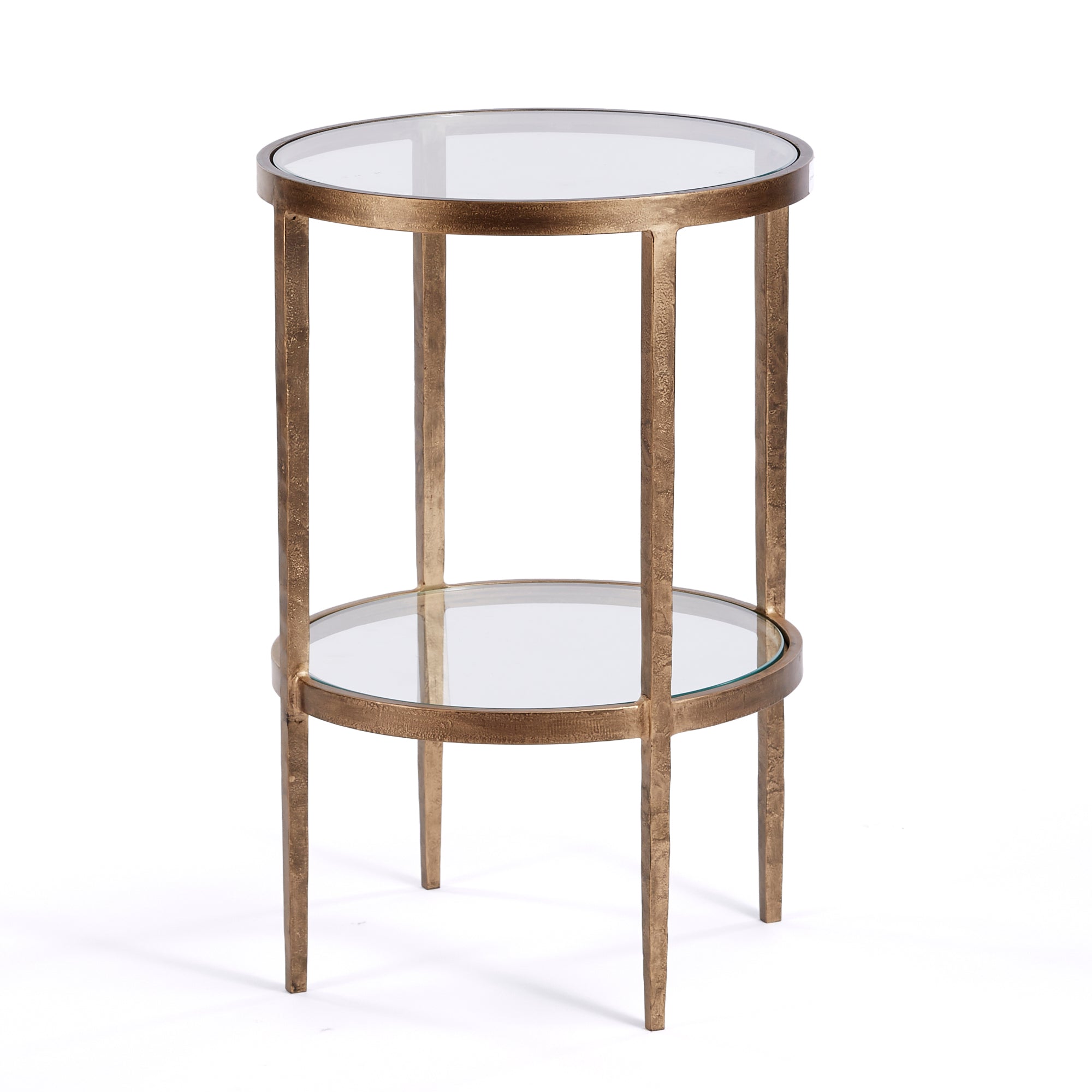 Larson Modern Side Table - Small End Table for Living Room, Bedroom, or Office - Stylish Accent Table with Sturdy Metal Frame & Wooden Top - Perfect for Coffee, Books, or Decor