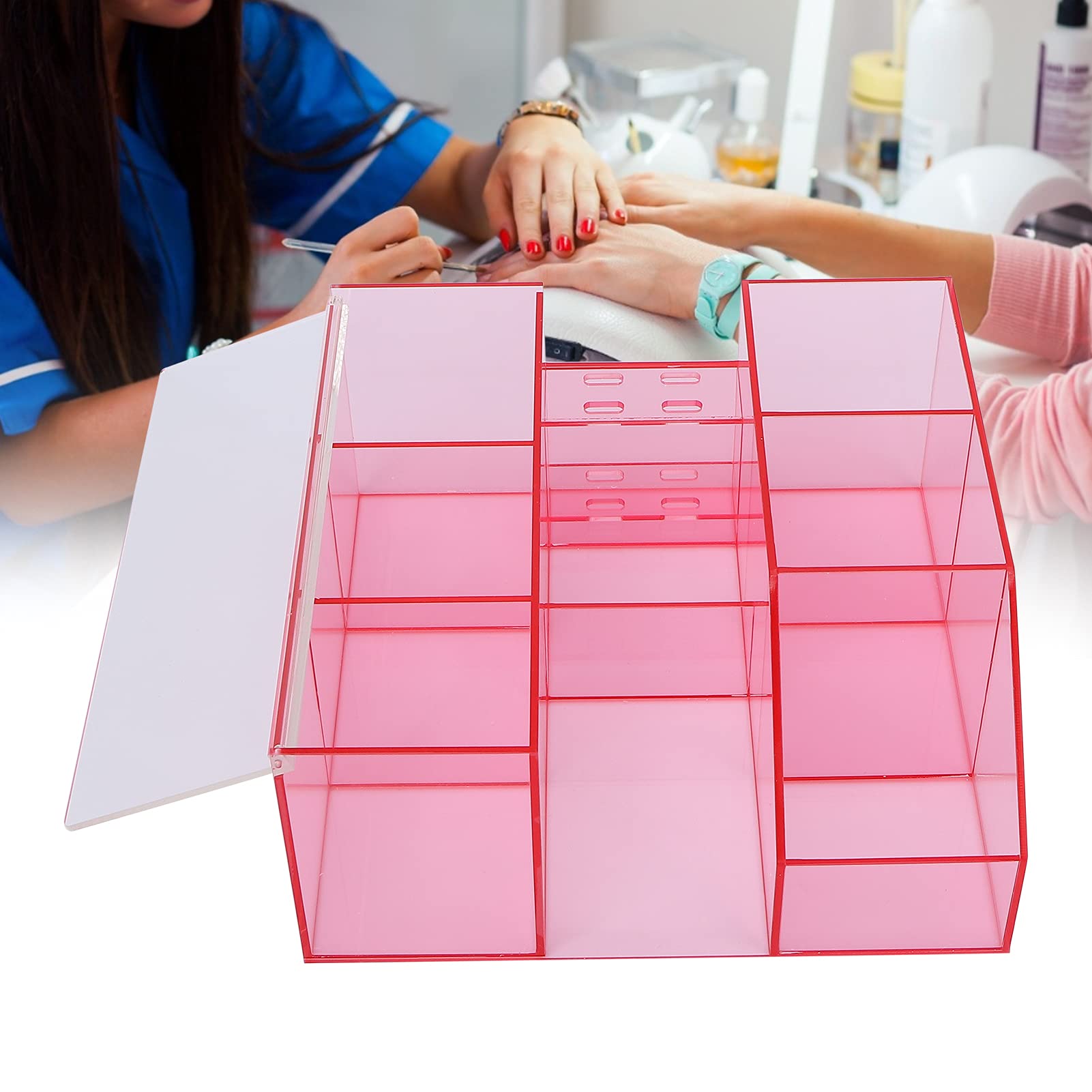 Acrylic Eyelash Storage Box for Salon & Home - Organize & Display Lashes
