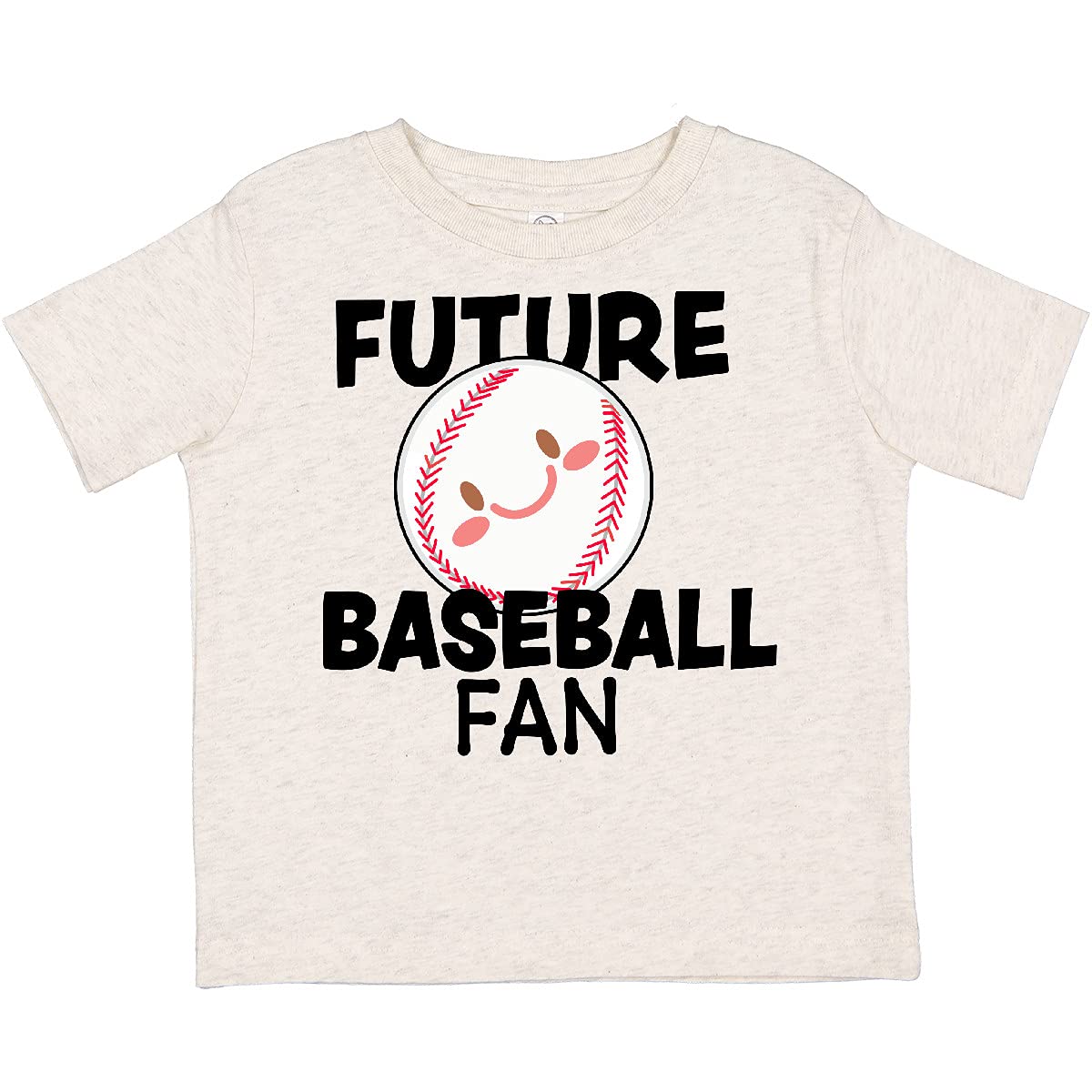 Inktastic Future Baseball Fan Toddler T-Shirt - Cute Baseball-Themed Tee for Kids & Toddlers - Perfect for Little League Games, Playdates & Casual Wear
