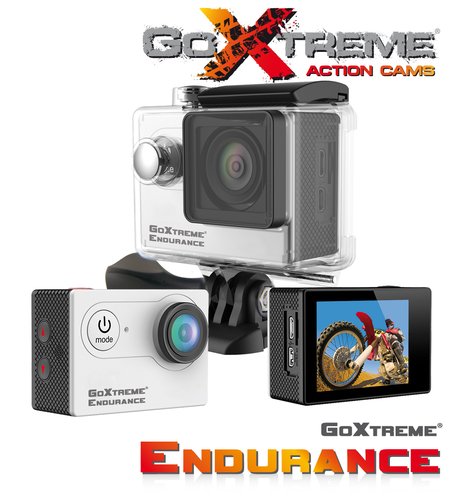 GoXtreme Endurance Action Camera - 4K Ultra HD Waterproof Sports Camera with WiFi, 170° Wide Angle Lens for Vlogging, Diving, Surfing & Outdoor Adventures - Perfect for Travel, Hiking, and Extreme Sports