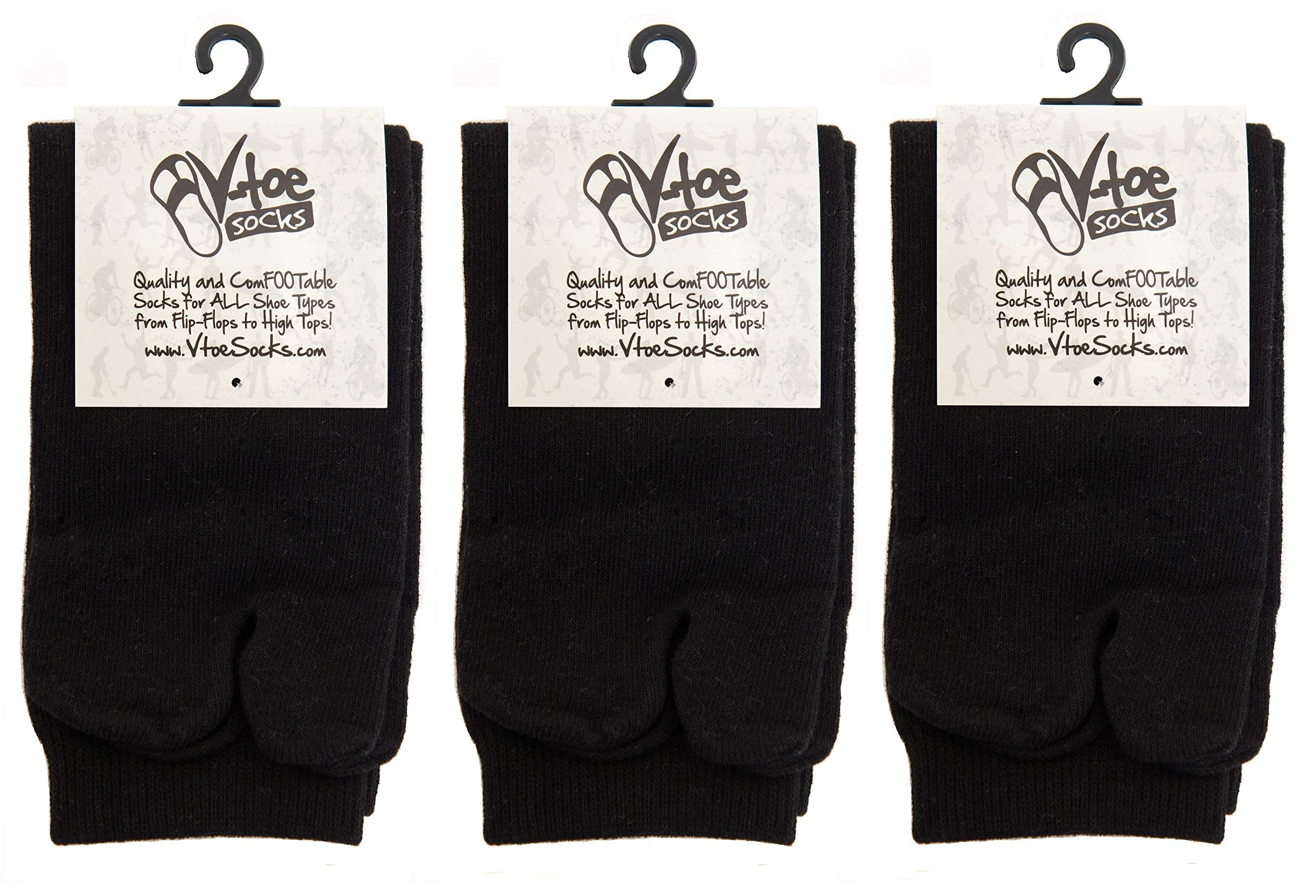 Premium V-Toe Split Toe Flip-Flop Socks for Men & Women - Japanese Tabi Style Cotton Blend Socks - Ideal for Yoga, Massage, and Home Relaxation