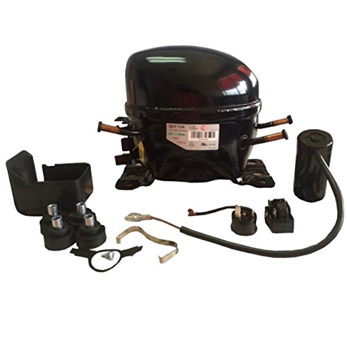 1/2 HP Fractional Refrigerator Compressor 120V 50-60Hz R134A LBP - Replacement Cooling Unit for Home Fridges, Freezers & Commercial Refrigeration Systems