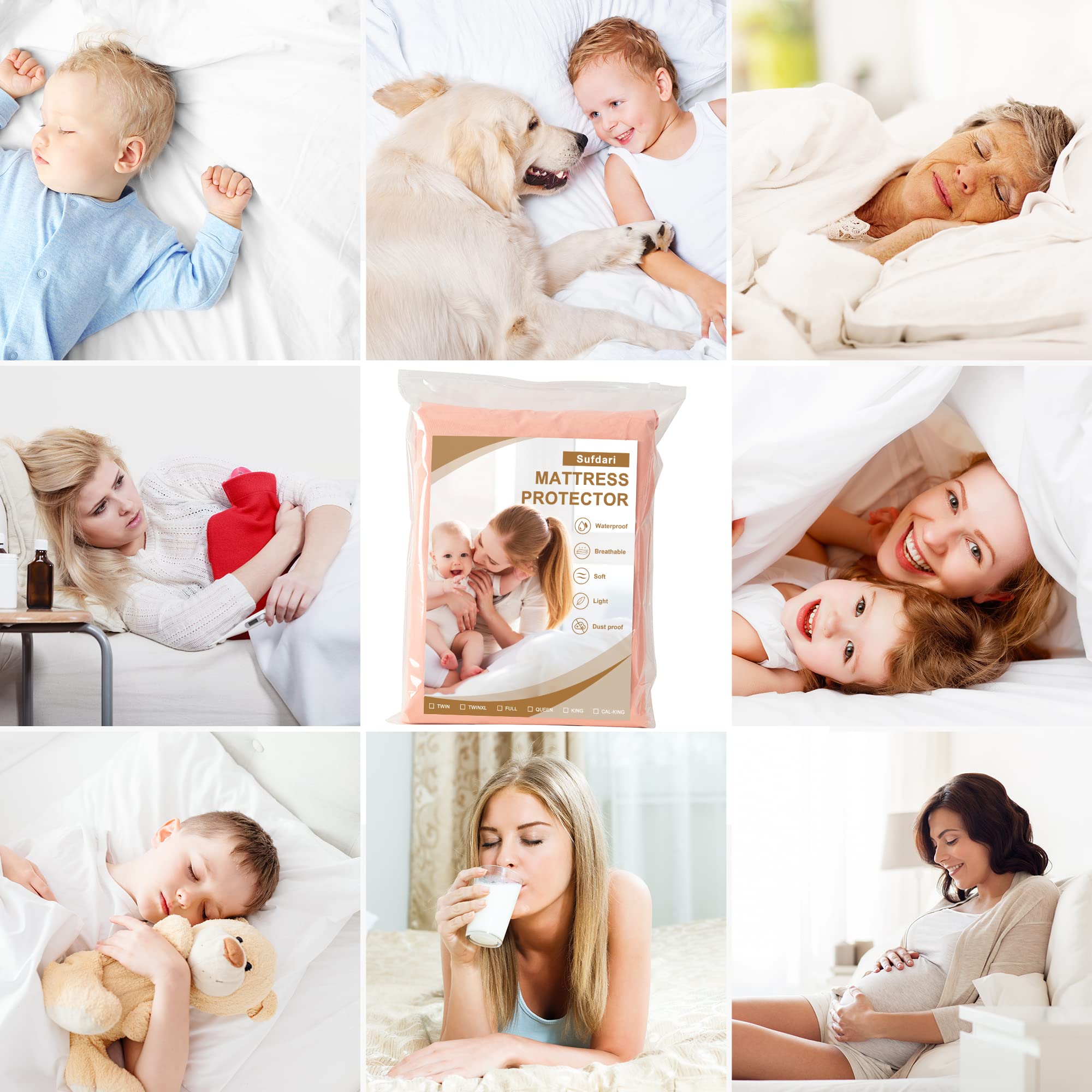 Waterproof Twin Mattress Protector - 18