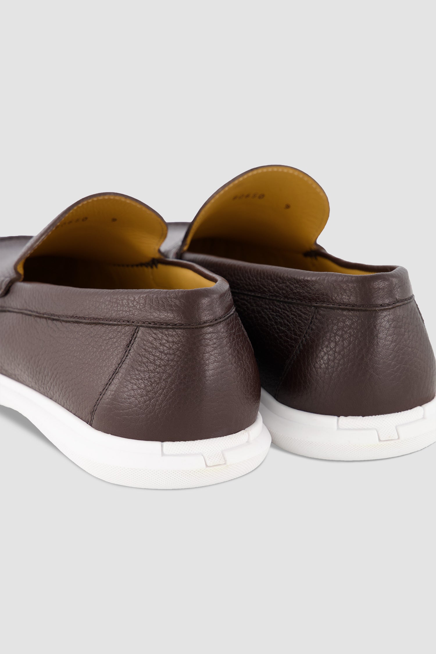 Testoni Cigar & White Antique Deer Gargano Moccasins - Premium Italian Leather Loafers for Men | Perfect for Business Casual & Luxury Travel