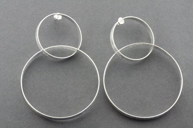 Large Interlinked Hoop Earrings for Women - Trendy Gold & Silver Statement Jewelry - Perfect for Parties, Weddings & Everyday Wear