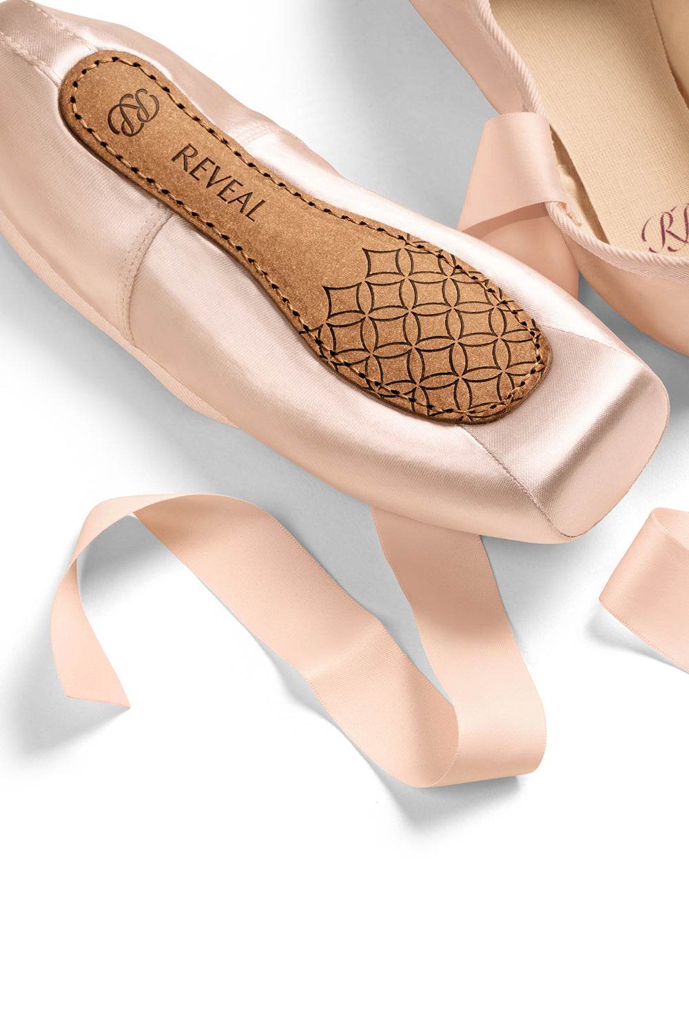 RP Collection Reveal Pointe Ballet Shoes - Satin Tip Professional Dance Shoes for Ballerinas | Perfect for Ballet Performances, Recitals & Dance Practice