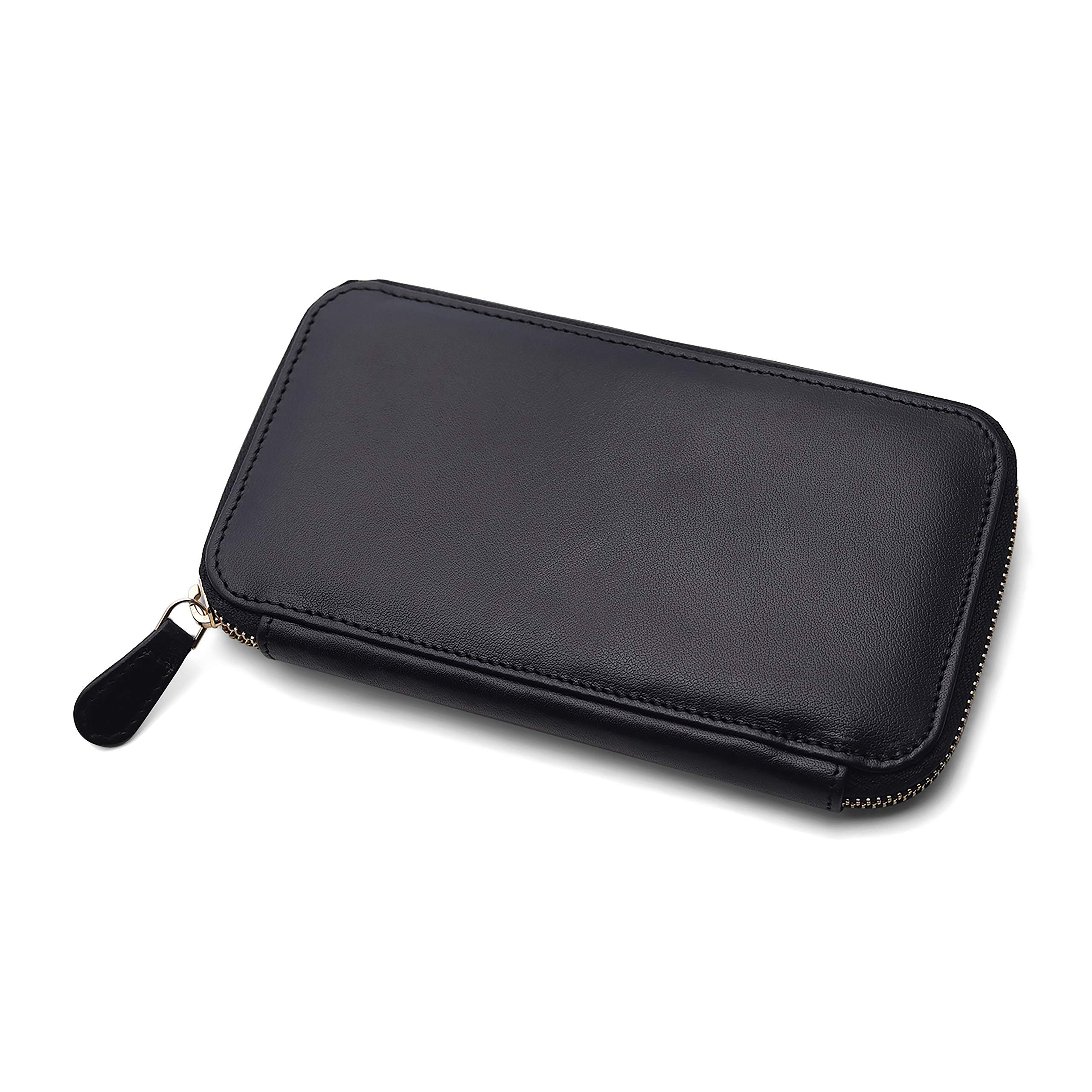 Women's Slim RFID Blocking Leather Wallet Purse - Stylish & Secure Card Holder for Everyday Use, Travel, and Business