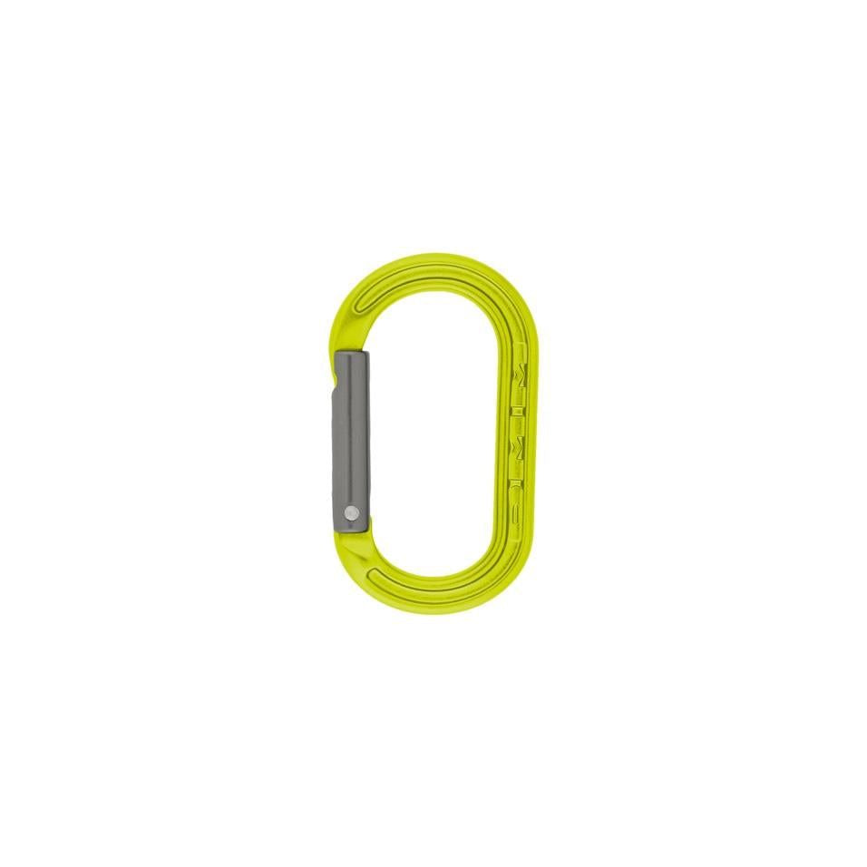 DMM A531LG XSRE Mini Carabiner - Lightweight Aluminum Climbing Carabiner for Hiking, Camping & Outdoor Gear (Lime Green)