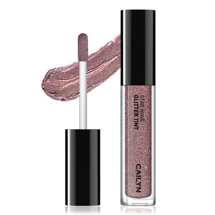Cailyn Star Wave Glitter Tint Lip Gloss - Long Lasting Shimmer Lipstick with Vitamin E | Perfect for Parties, Date Nights & Everyday Wear