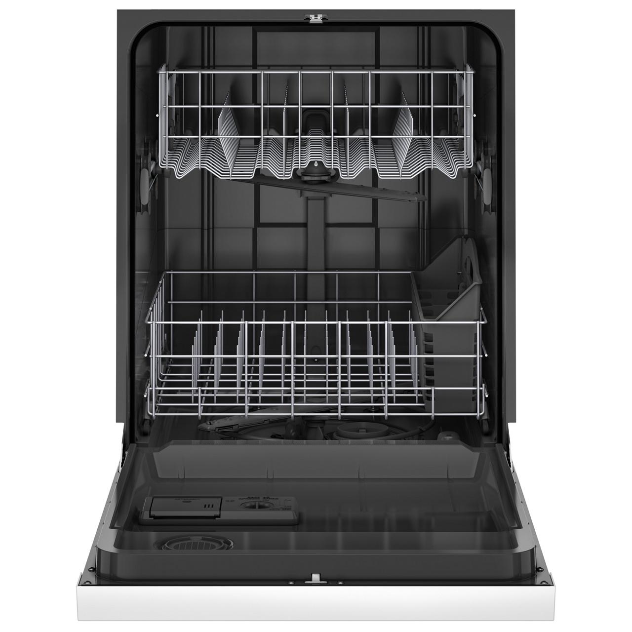 Amana 24 Inch Built-In Dishwasher ADFS2524RW - Stainless Steel Interior, Quiet Operation, Energy Star Certified - Perfect for Small Kitchens and Apartments