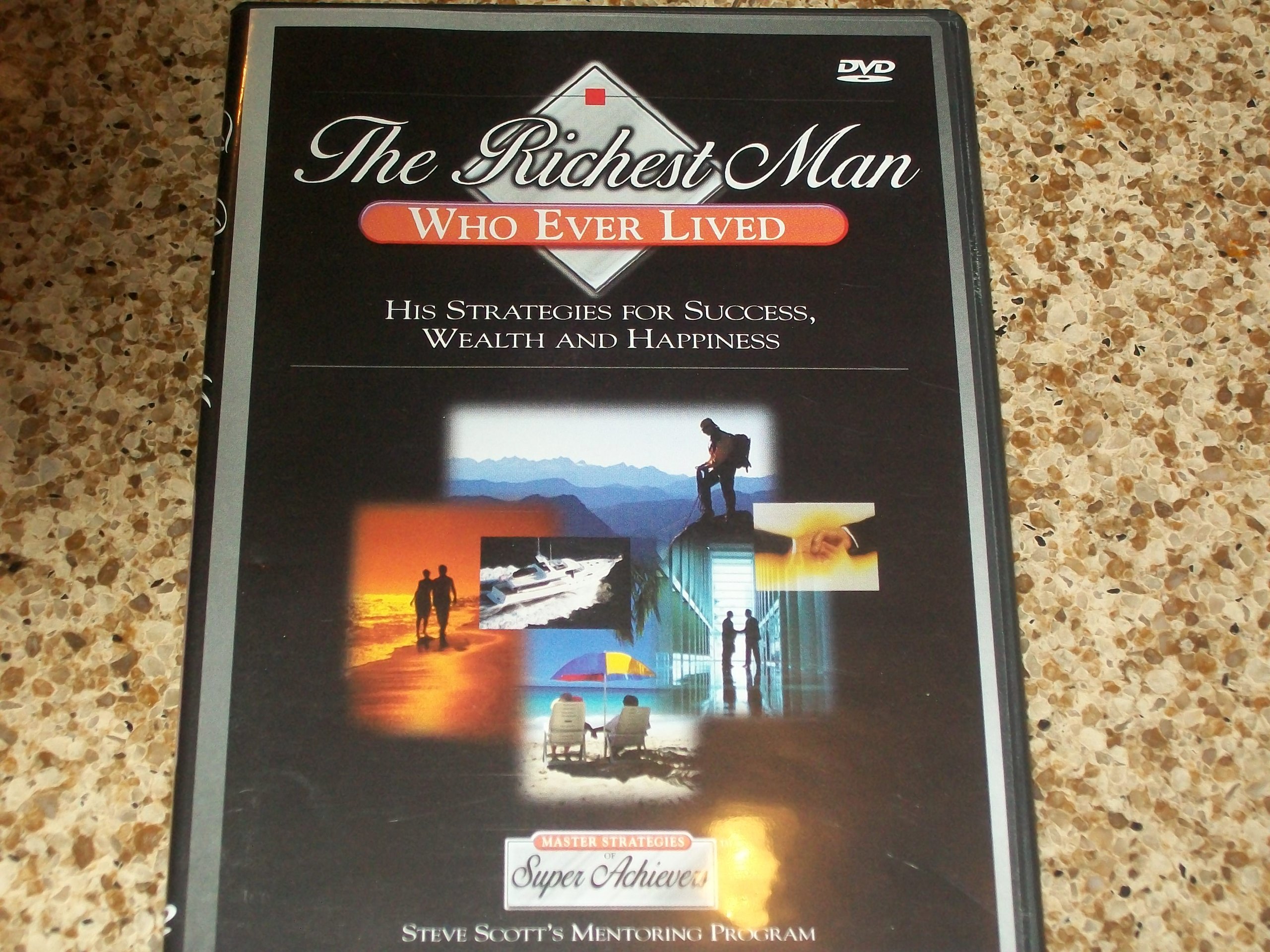 Steve Scott The Richest Man Who Ever Lived DVD - Motivational Business Documentary for Entrepreneurs & Wealth Seekers - Perfect for Home Viewing, Business Training & Self-Improvement