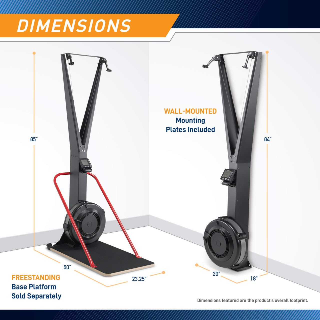 Marcy Cross Country Ski Trainer NS-0357 | Indoor Ski Exercise Machine for Home Workouts | Perfect for Winter Training & Fitness