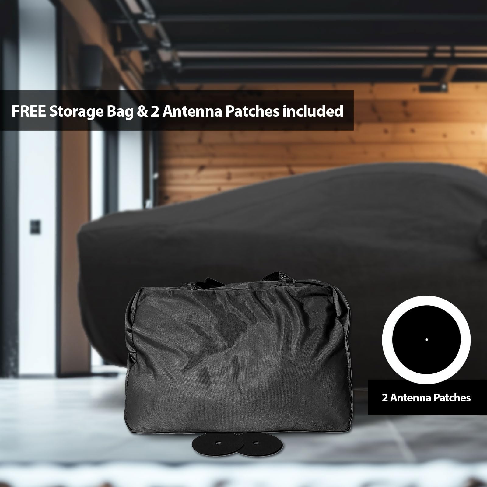Premium SoftTec Indoor Satin Car Cover for Buick Riviera 1963-1965 | Elastic, Dust-Proof Protection | Luxury Fit for Car Shows & Garage Storage | Black