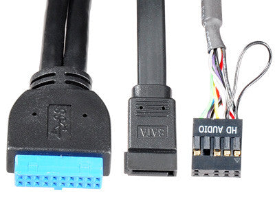 Lian Li 3.0 Multi Media I/O Ports Upgrade Kit PW IS20AH55AT0 - PC Case Accessory for Enhanced Connectivity & USB Ports Expansion - Perfect for Gaming Rigs & Workstation Builds