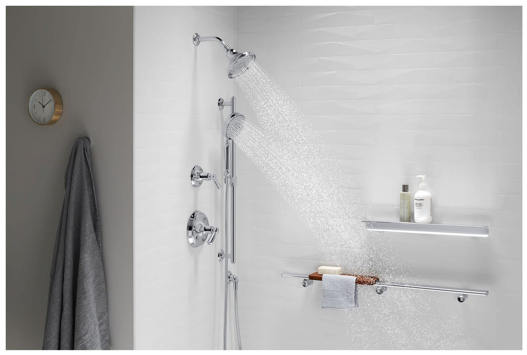 KOHLER Bancroft Wall-Mount Supply Elbow with Check Valve - Durable Brass Plumbing Fitting for Bathroom Sink & Toilet Installations