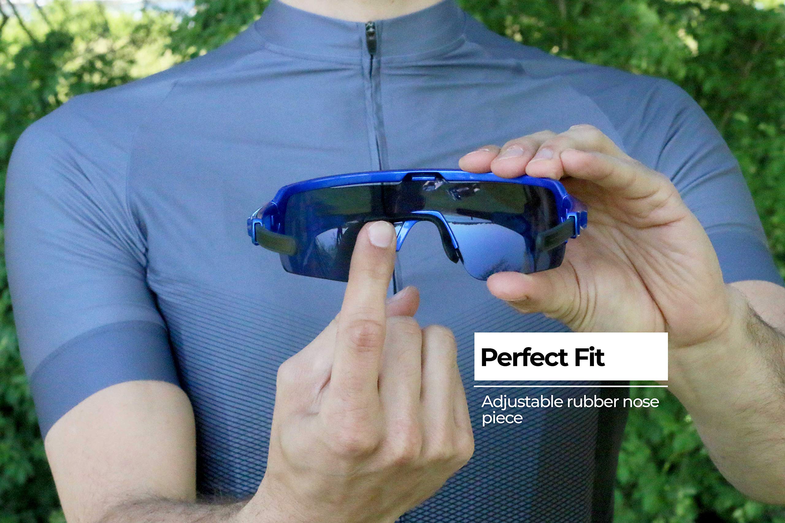BBB Classic Sport Glasses - Polarized UV Protection Sunglasses for Running, Cycling & Outdoor Activities - Lightweight & Shatterproof for Men & Women