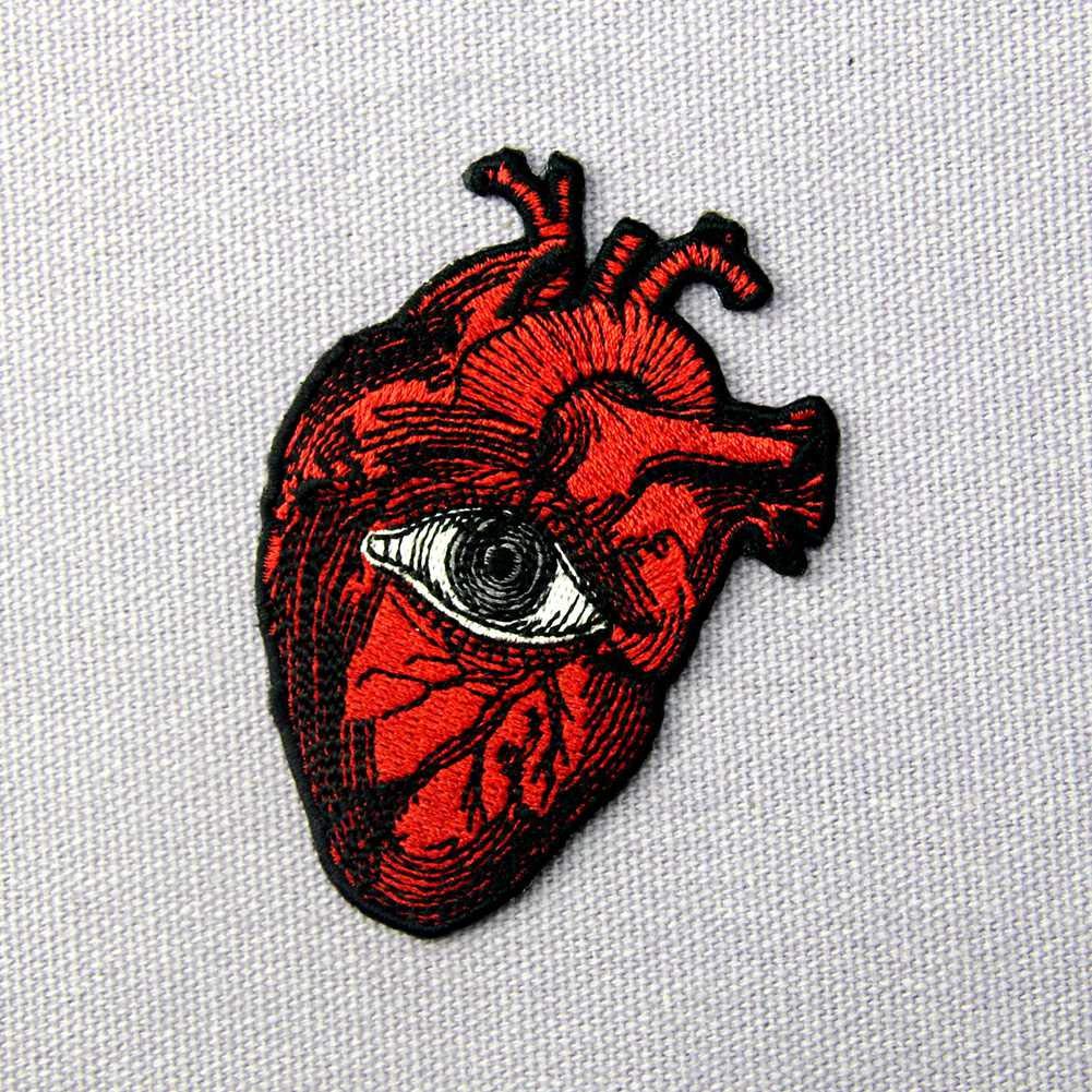 All Seeing Eye Embroidered Patch - Iron On or Sew On Badge for Jackets, Bags & DIY Crafts - Occult & Spiritual Symbol Accessory for Clothing & Accessories