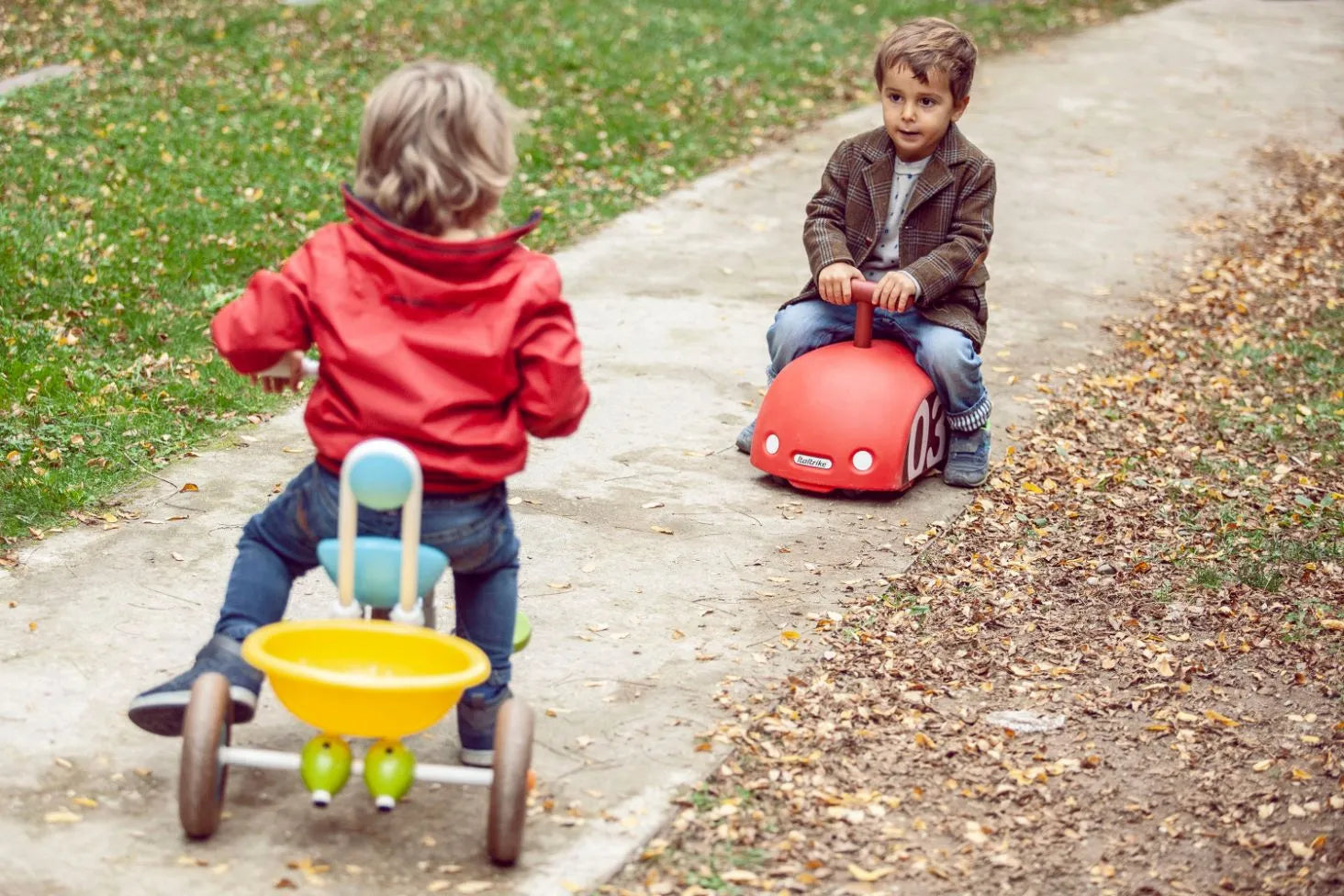 Italtrike Eolo Ginetta Ride-On Toy Car for Kids - Red Push Pedal Tricycle for Toddlers 1-3 Years | Outdoor & Indoor Play, Backyard Fun, Preschool Learning Activity
